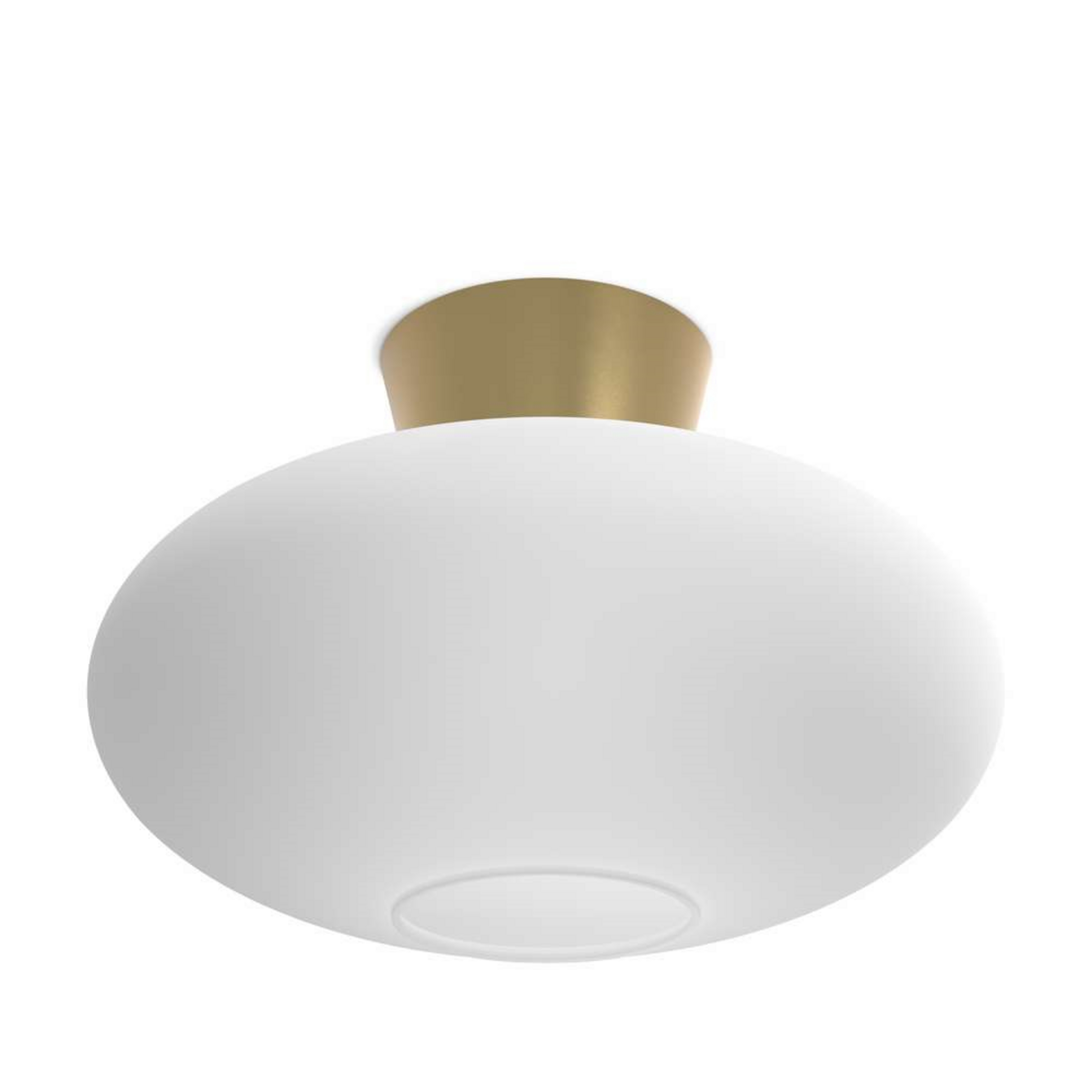 Bullo Loftlampe XL Ø38 Brass/Opal - Belid