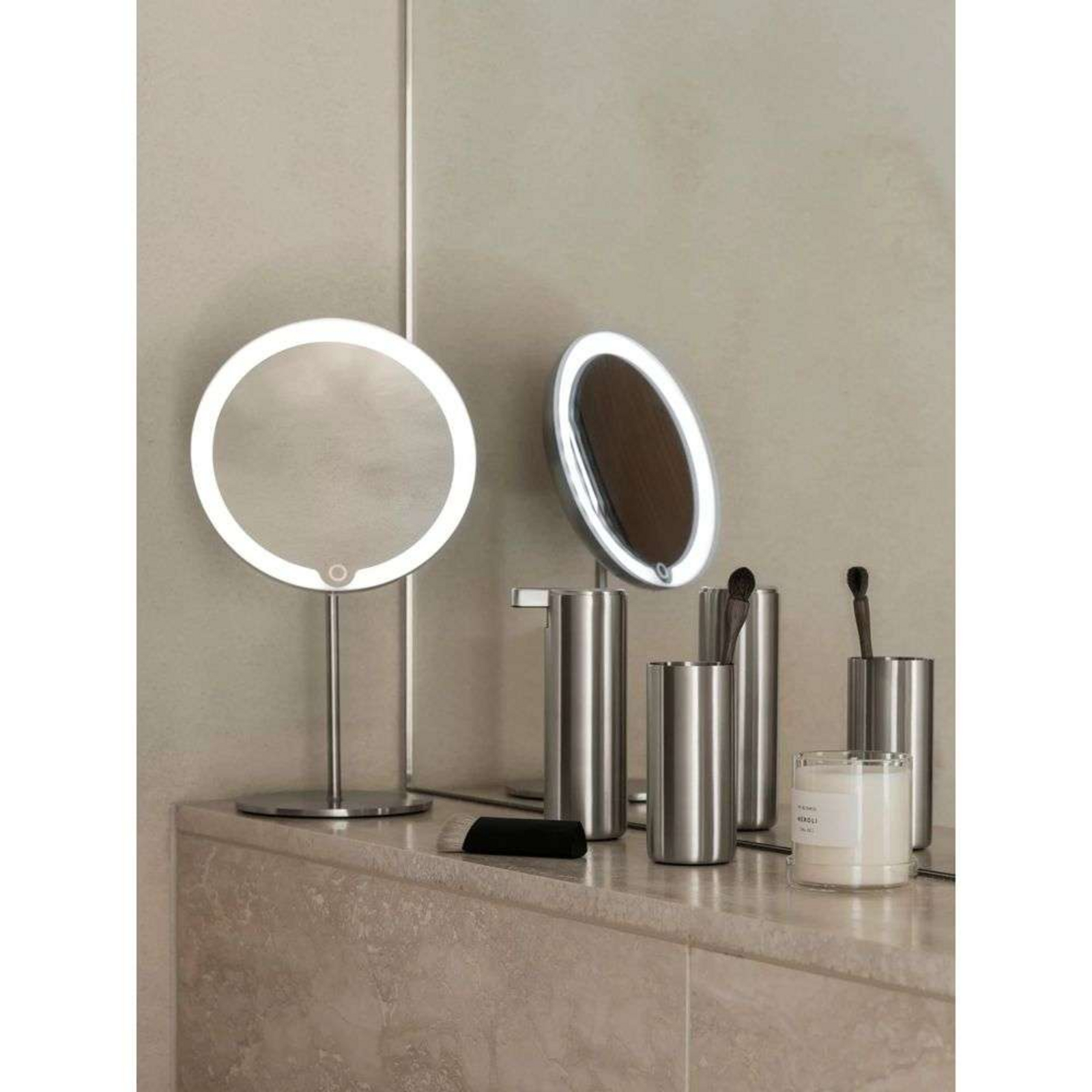 Modo LED Vanity Zrcadlo Matt Stainless Steel - Blomus