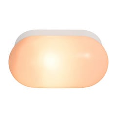 Fali világítás Foam ovális, IP44, fehér