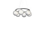 Miira 6 Circular Chandelier Rock Grey/Optic Clear - Nuura