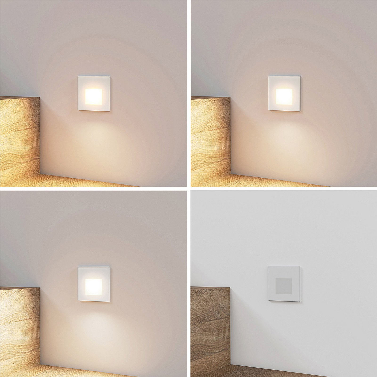 Vexi Square LED Nástěnná Vestavná Svítidla CCT White - Arcchio