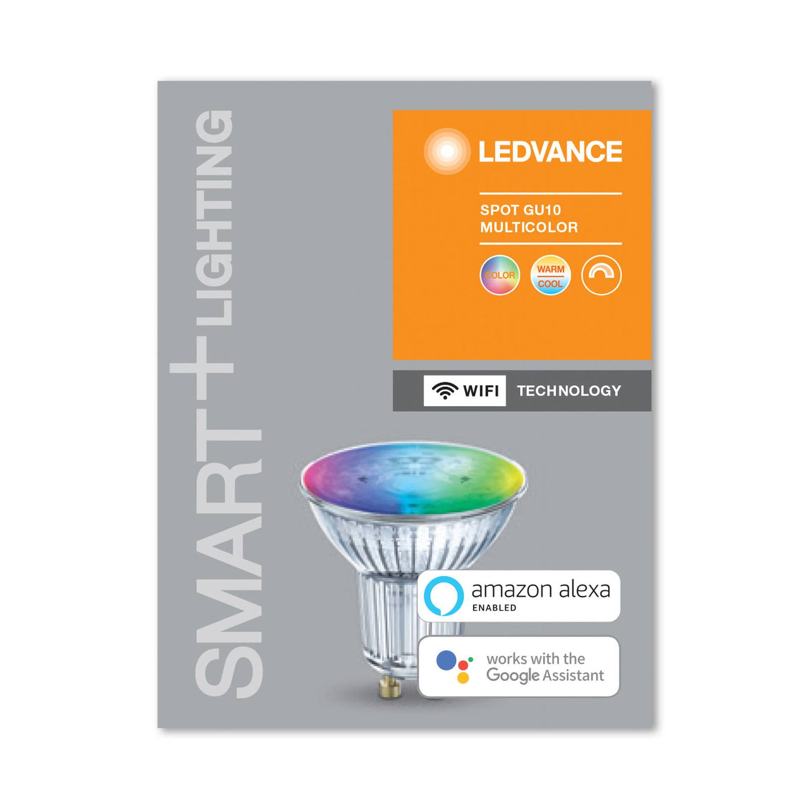 Image of LEDVANCE SMART+ WiFi réflecteur GU10 4,9W 45° RGBW 4058075485693