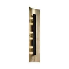Nástěnné svítidlo Aura Gold Stínidlo černé, výška 45 cm