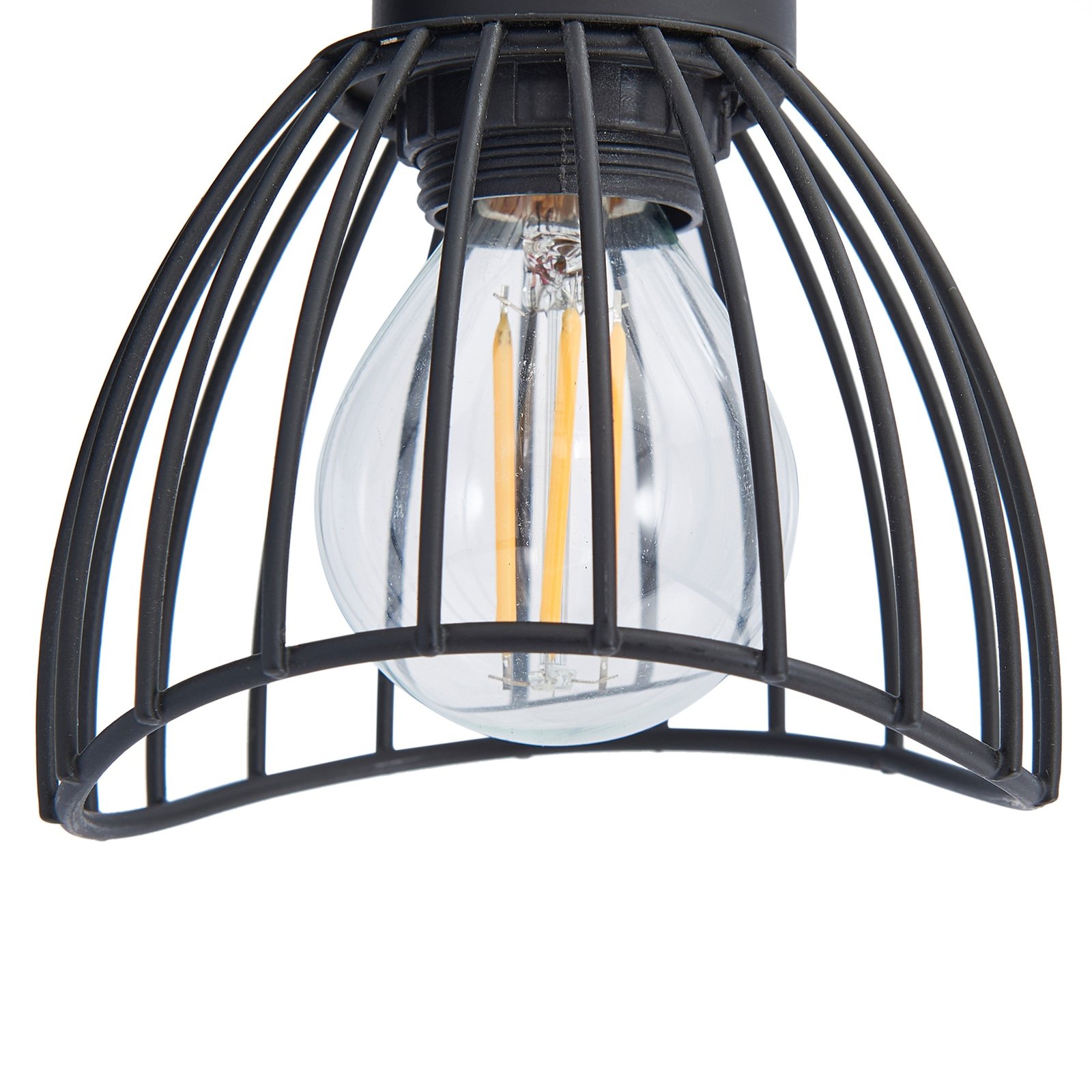 Piena Ceiling Lamp Black - Lindby