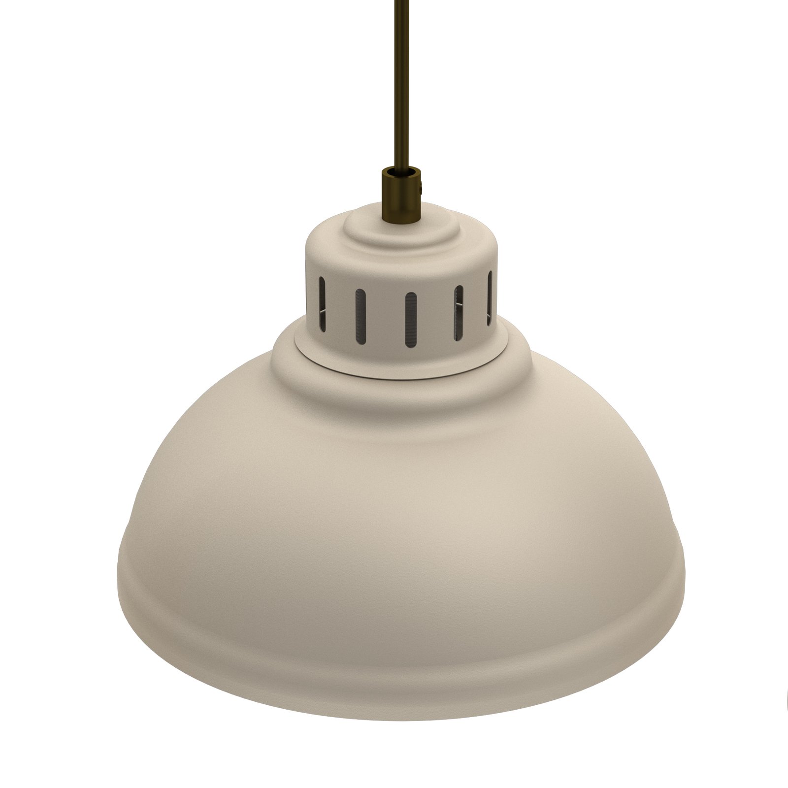 Suspension Sven, 5 lampes, beige, acier