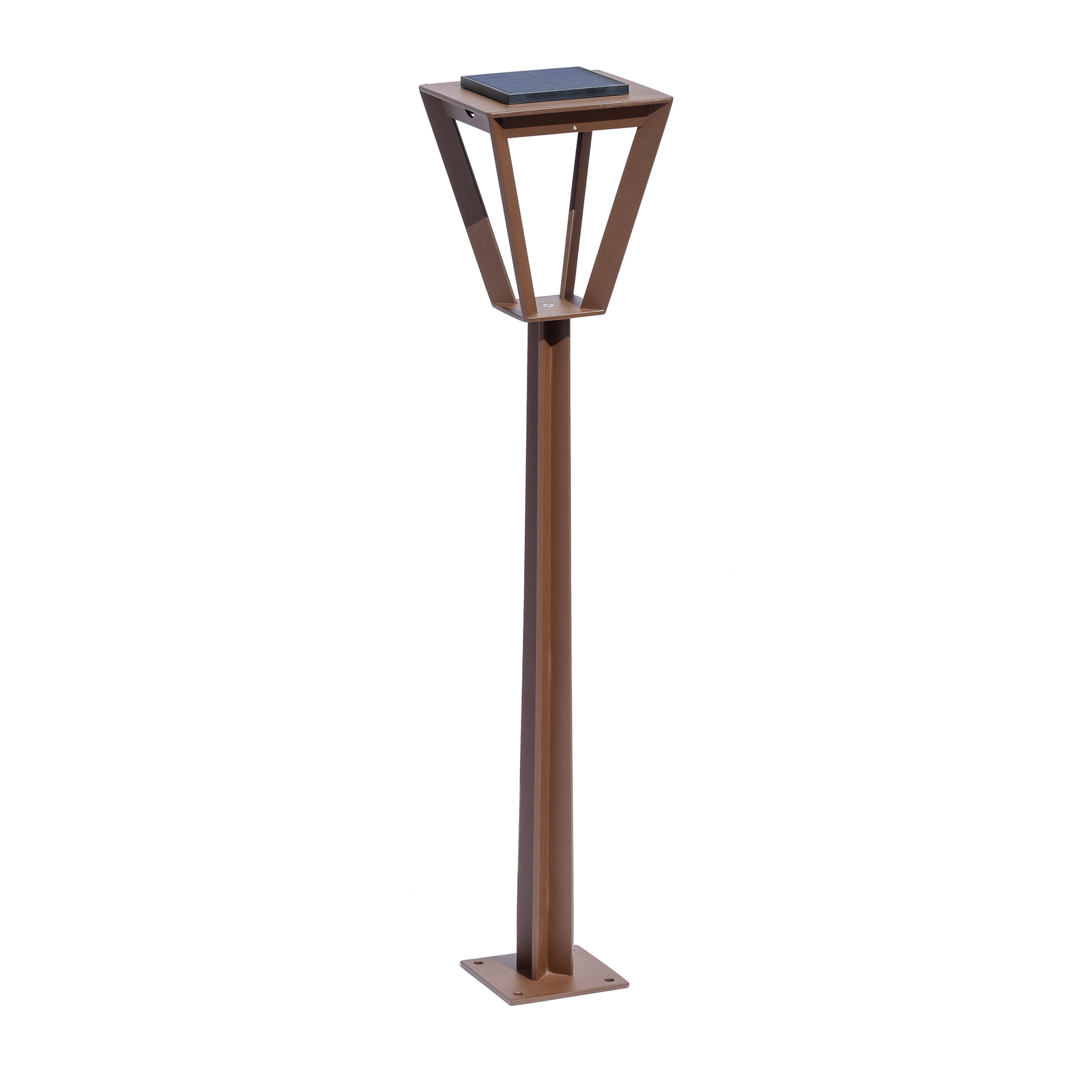 Bolardo solar LED Metro con sensor, corten