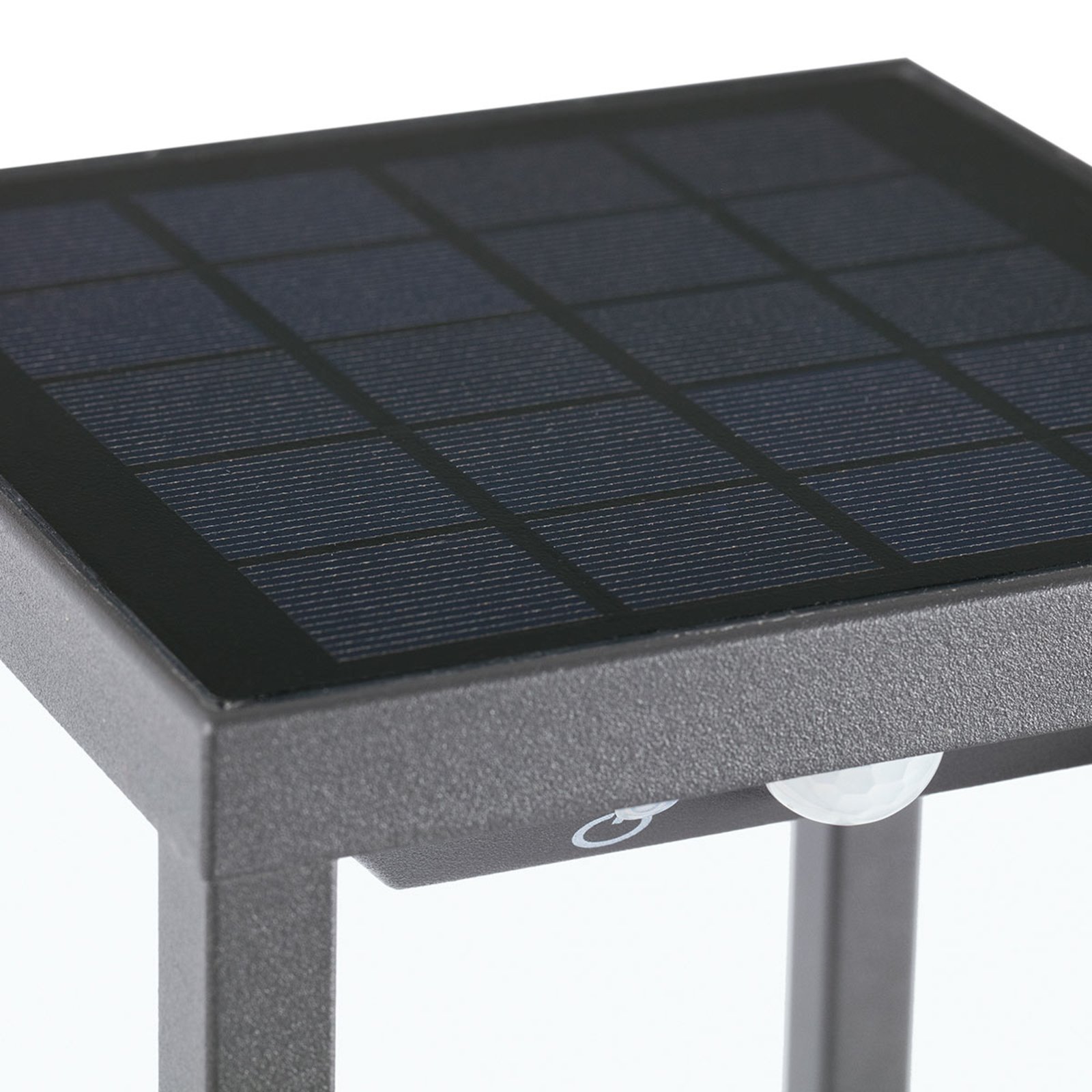 Saura solcelle LED-sokkelampe med bevægelsesdetektor