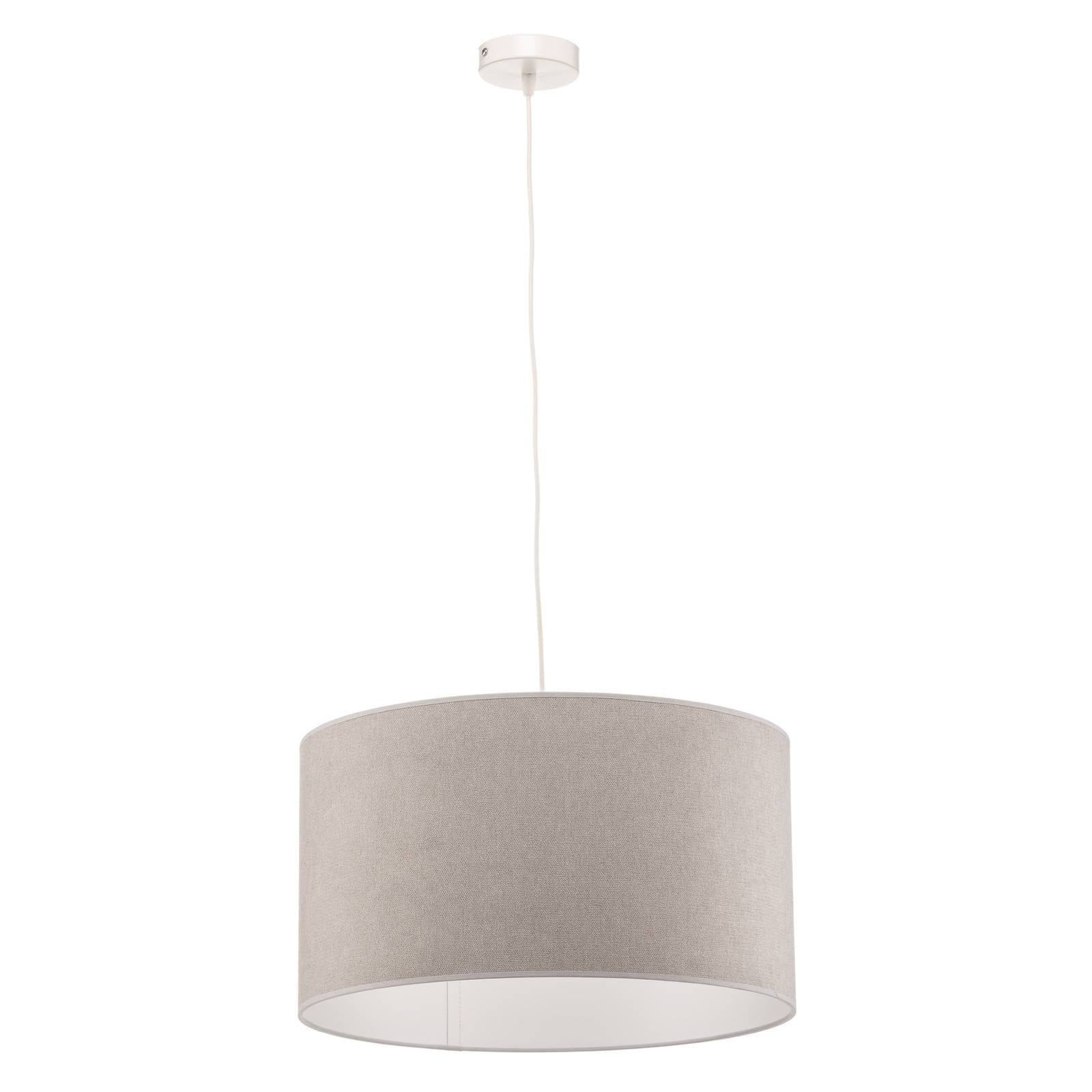 Hängeleuchte Bristol, Webmuster, grau