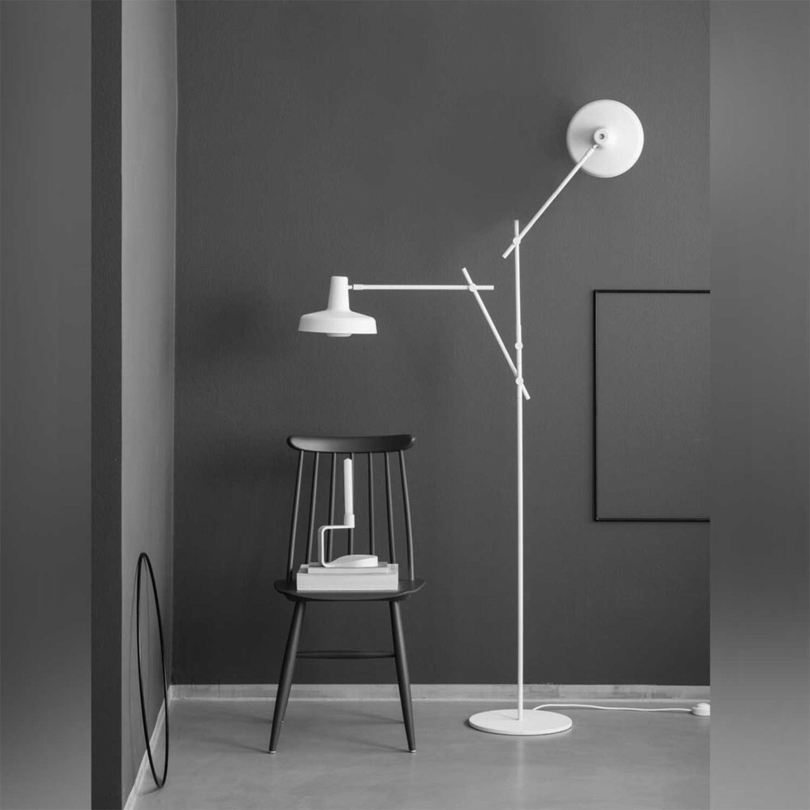 Arigato Floor Lamp Double White - Grupa