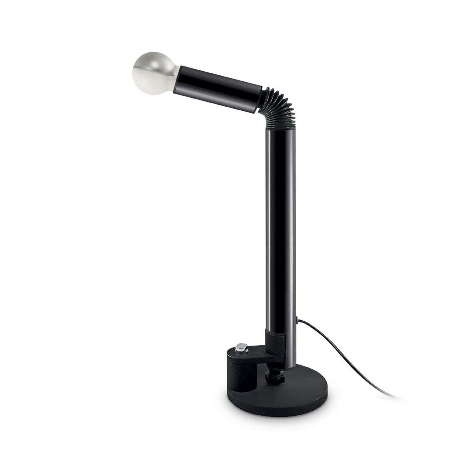 Stilnovo bordlampe Periscopio, svart, høyde 68 cm, metall