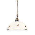 Kolarz suspension Nonna Ø 30 cm Cerf doré Bord lisse