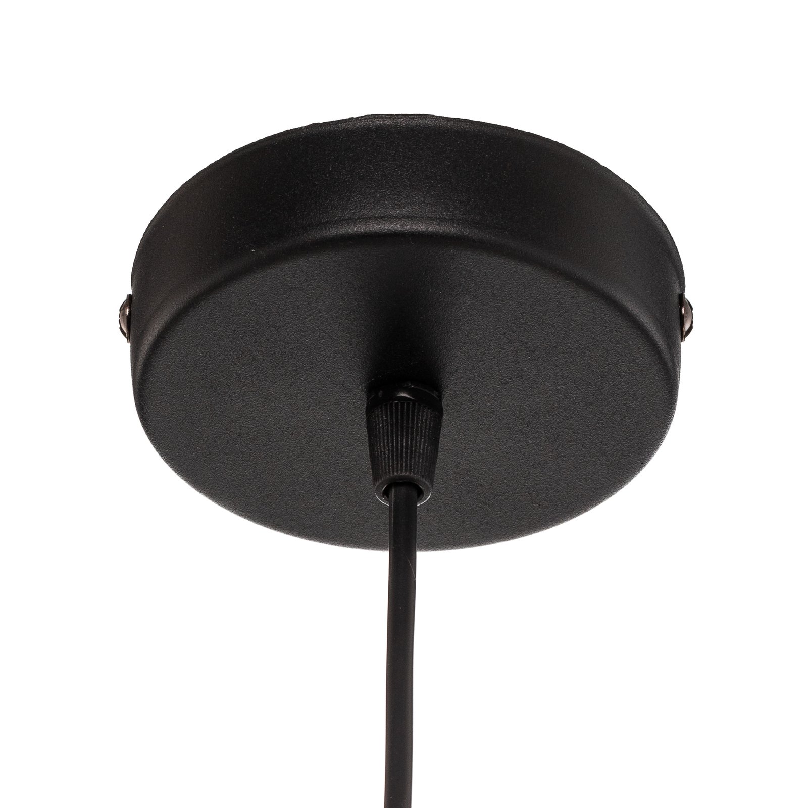 "Euluna Levo" pakabinamas šviestuvas, Ø40 cm, tamsus ąžuolas/juodas