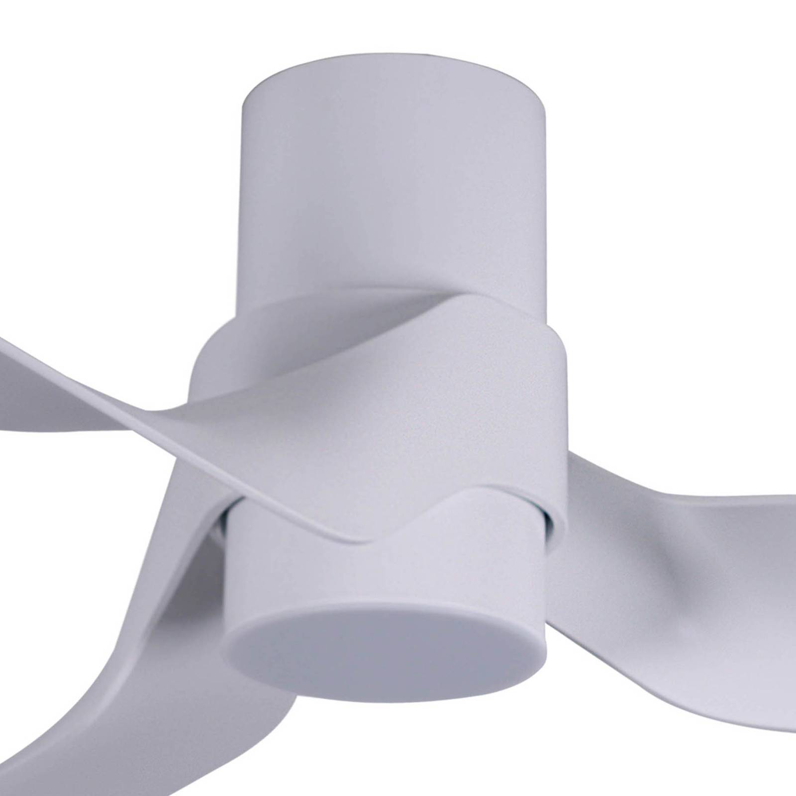 E-shop Stropný ventilátor Beacon so svetlom Nautica, biely, tichý