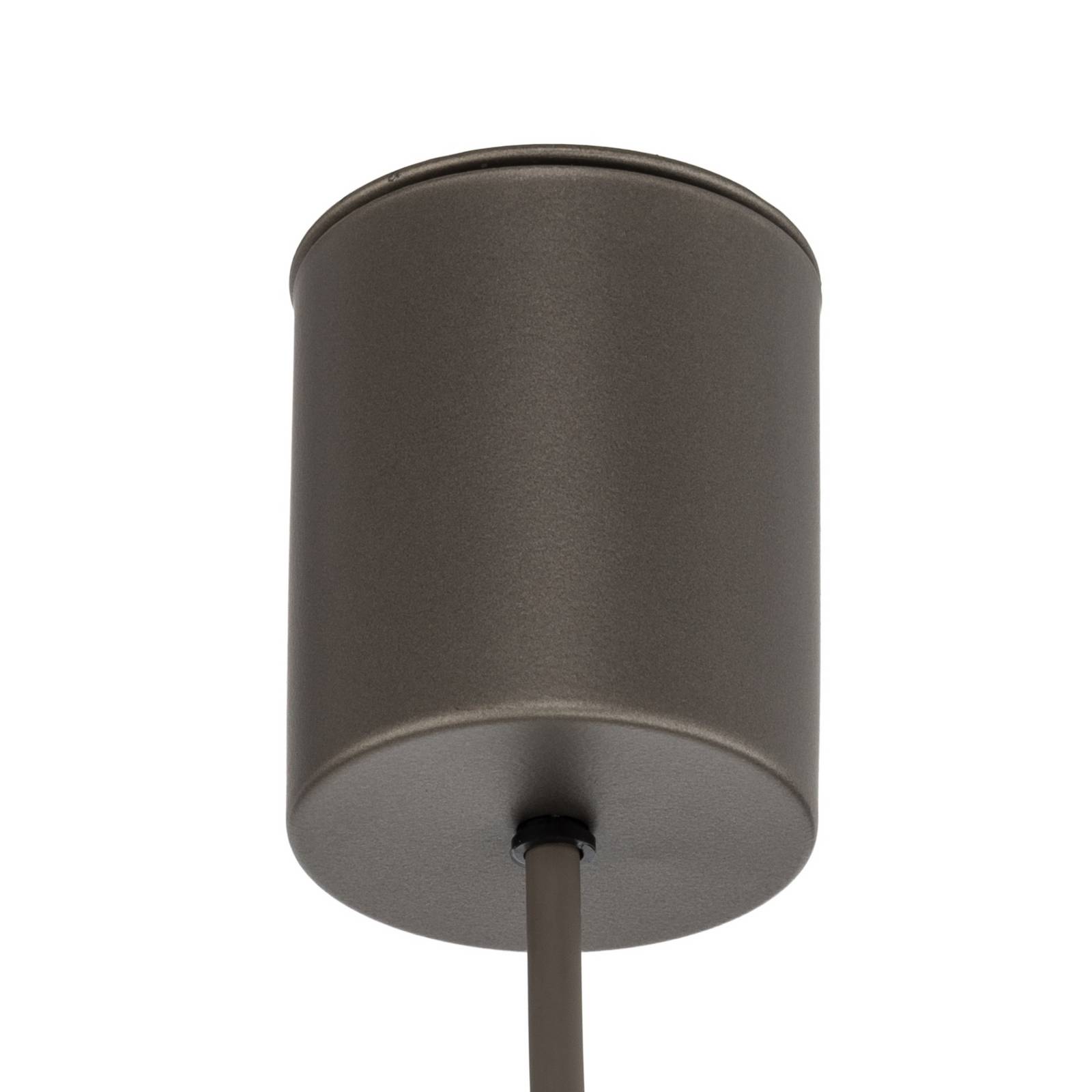 Żyrandol Lume XL, brązowy, metalowy, Ø 49 cm, GX53