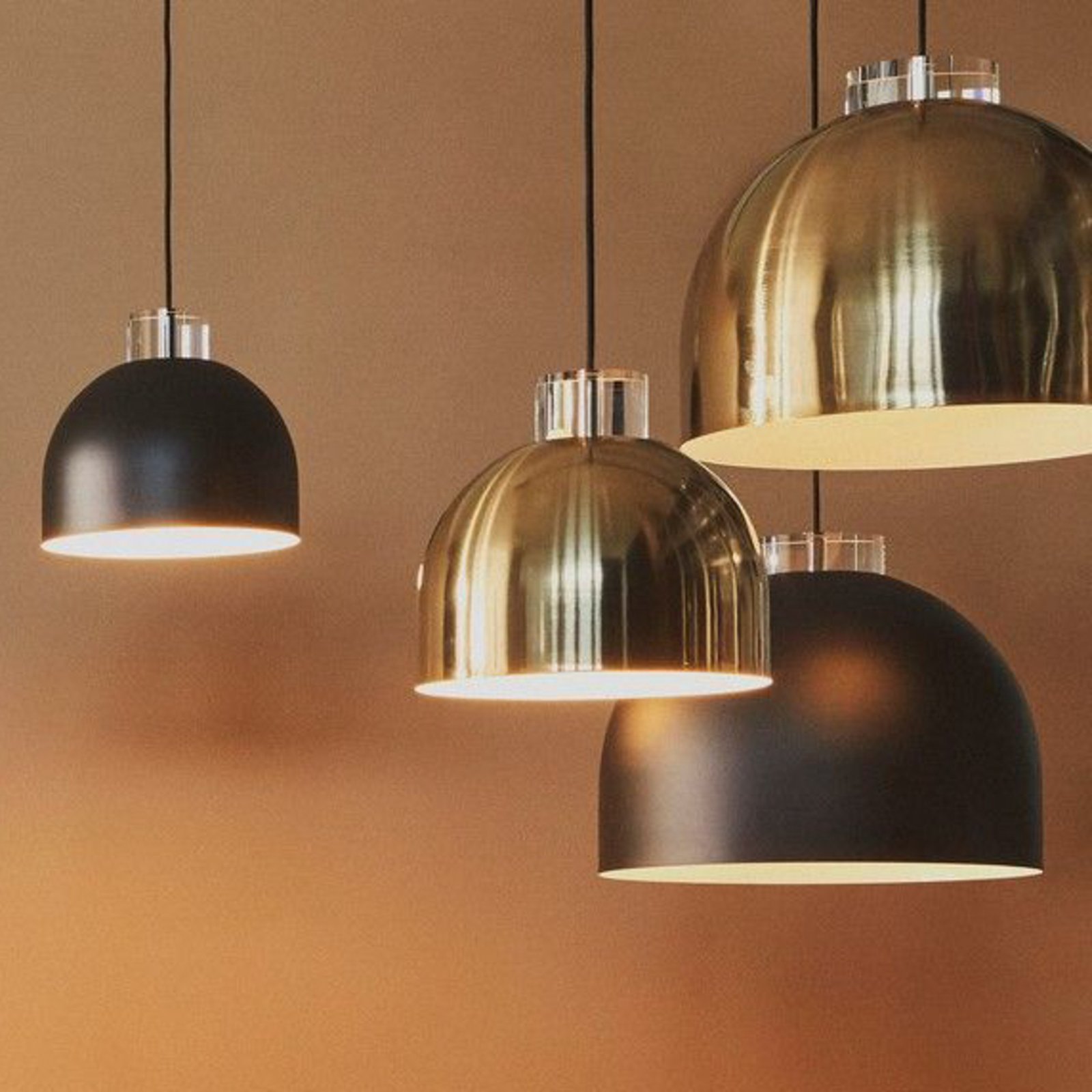 Luceo Round Pendelleuchte Ø45 Schwarz/Klar - AYTM