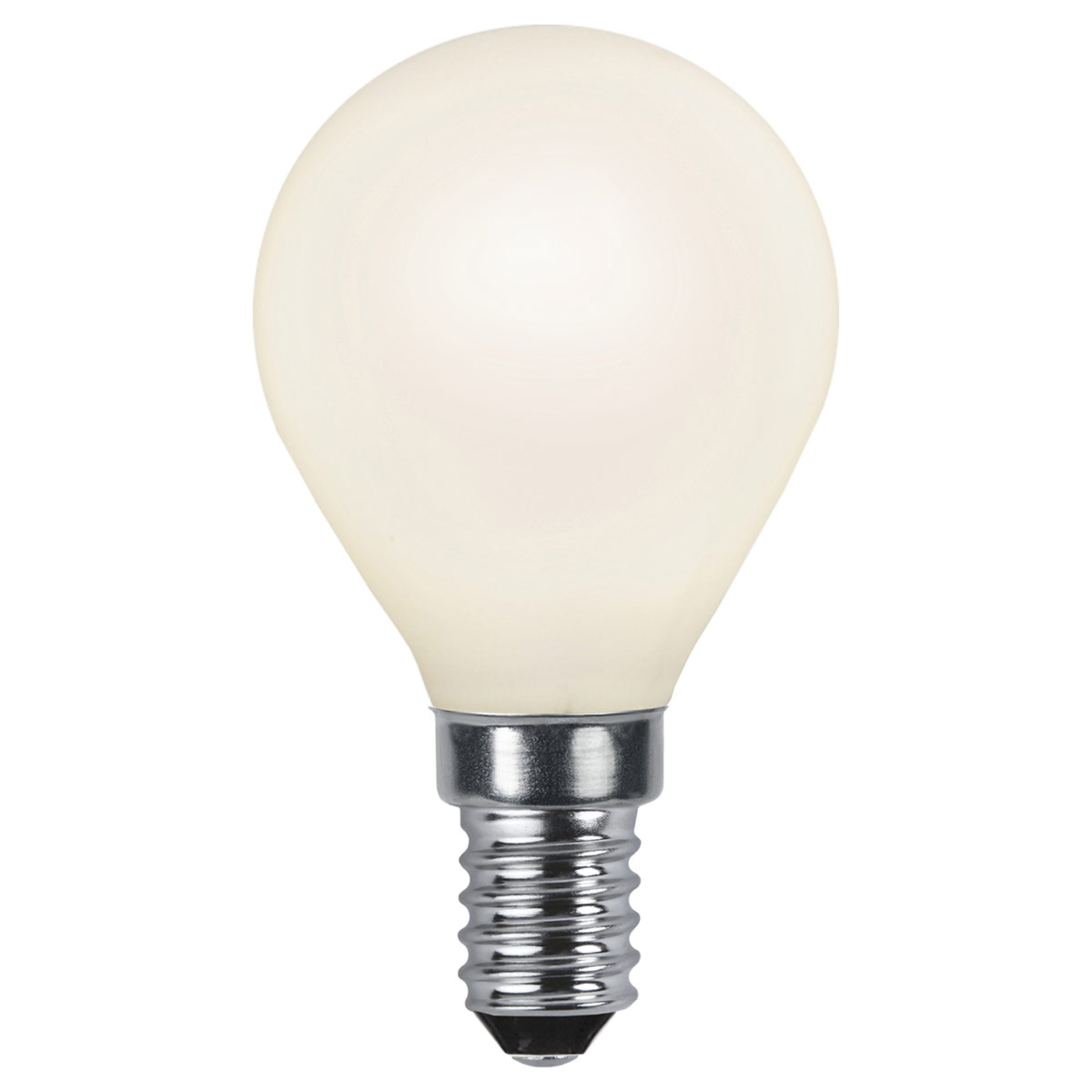 Golf ball LED bulb E14 2,700 K opal Ra 90