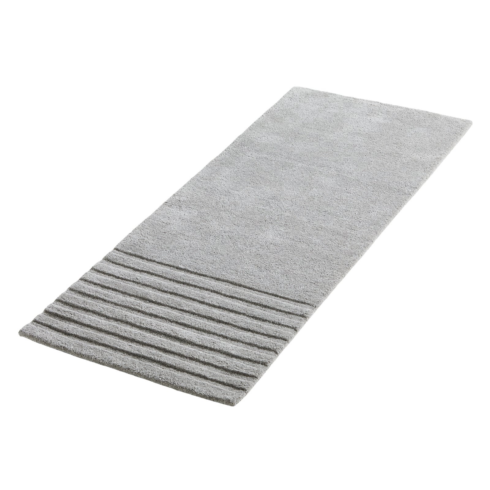 Tapis Kyoto, gris, 80 cm x 200 cm, laine - Woud Tapis Kyoto, gris, 80 cm x 200 cm, laine - Woud