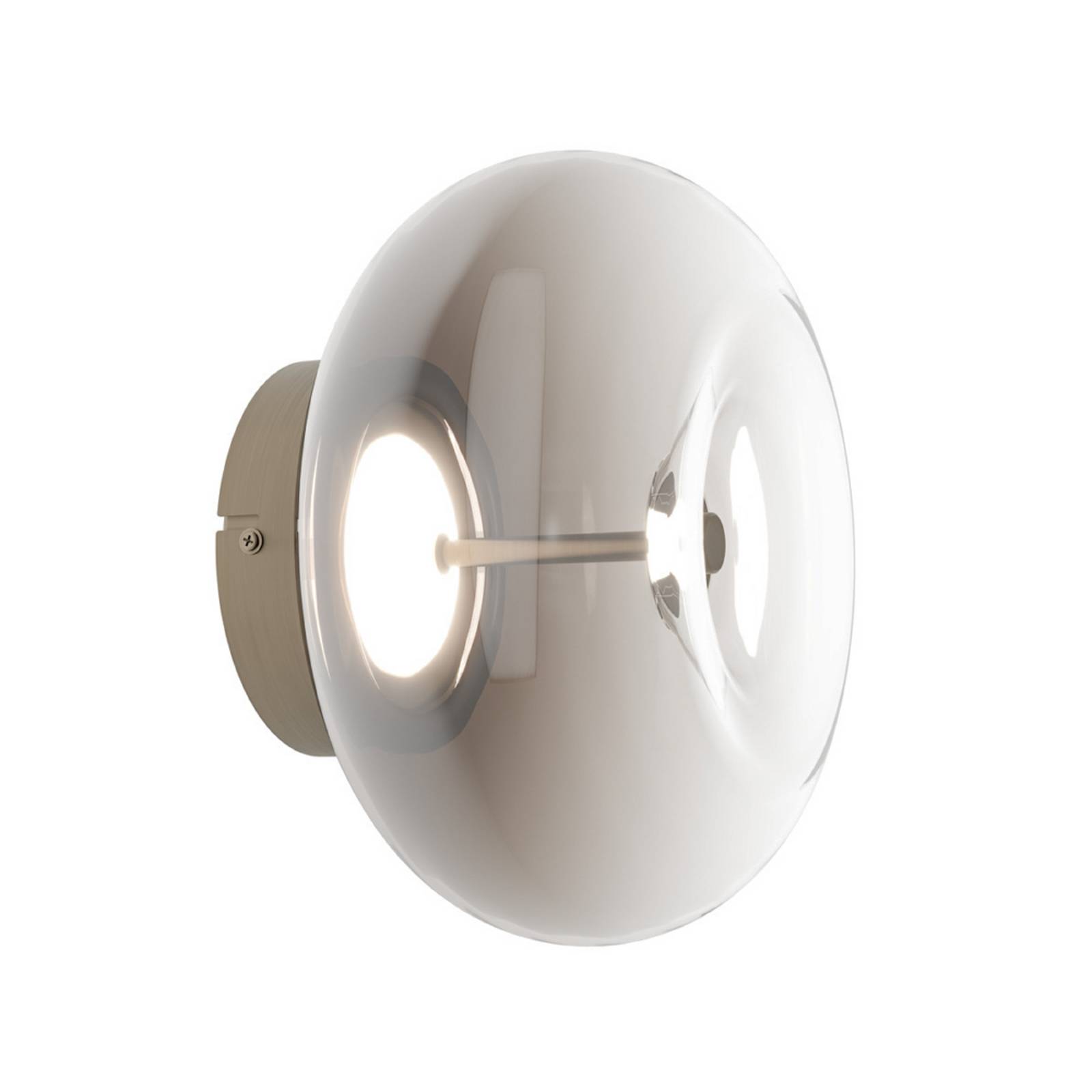 EGLO LED-Deckenleuchte OPTICA 1, bronze/braun, Ø 25 cm, CCT