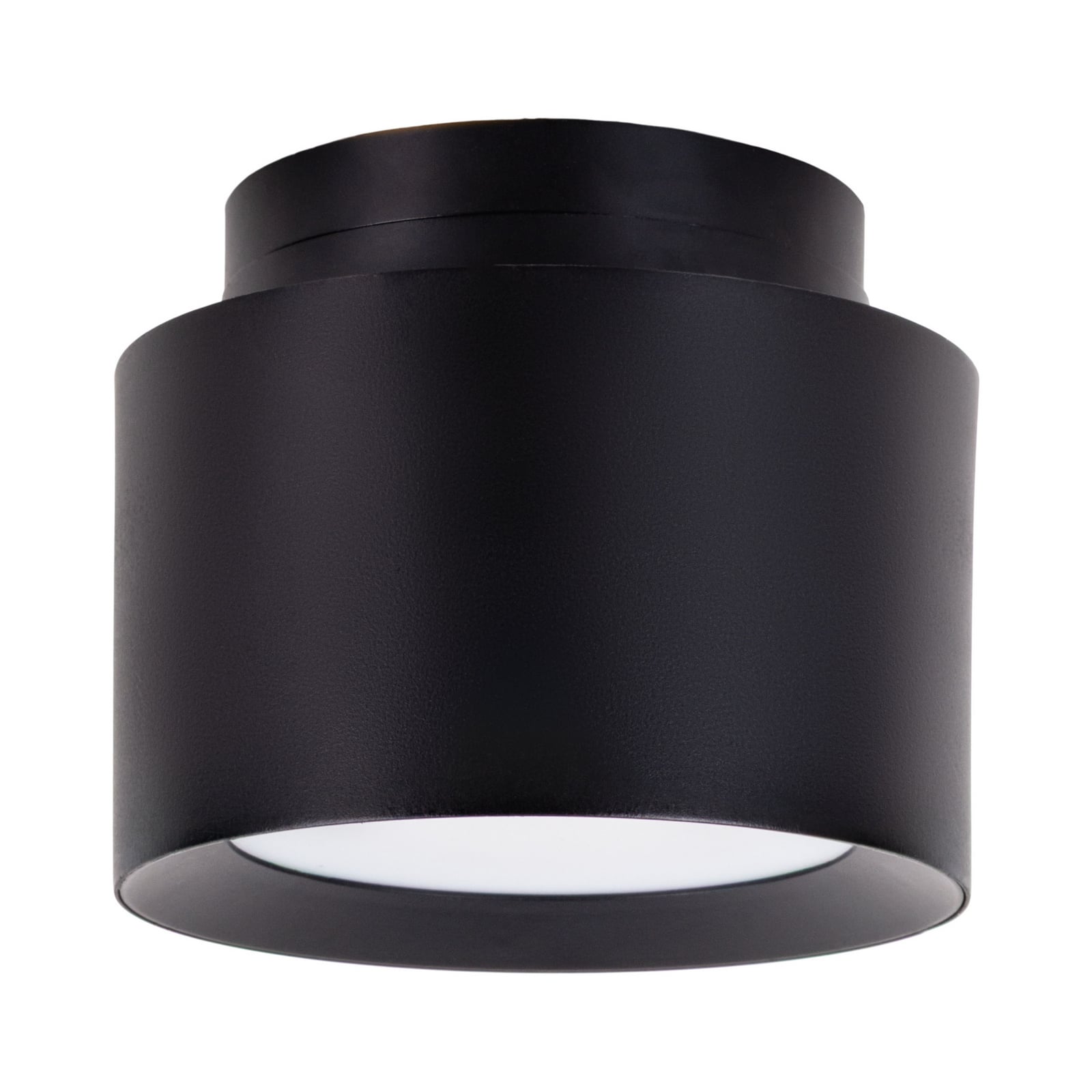 Downlight LED Trimes, Ø 11,5 cm, negro, CCT, atenuable por pasos