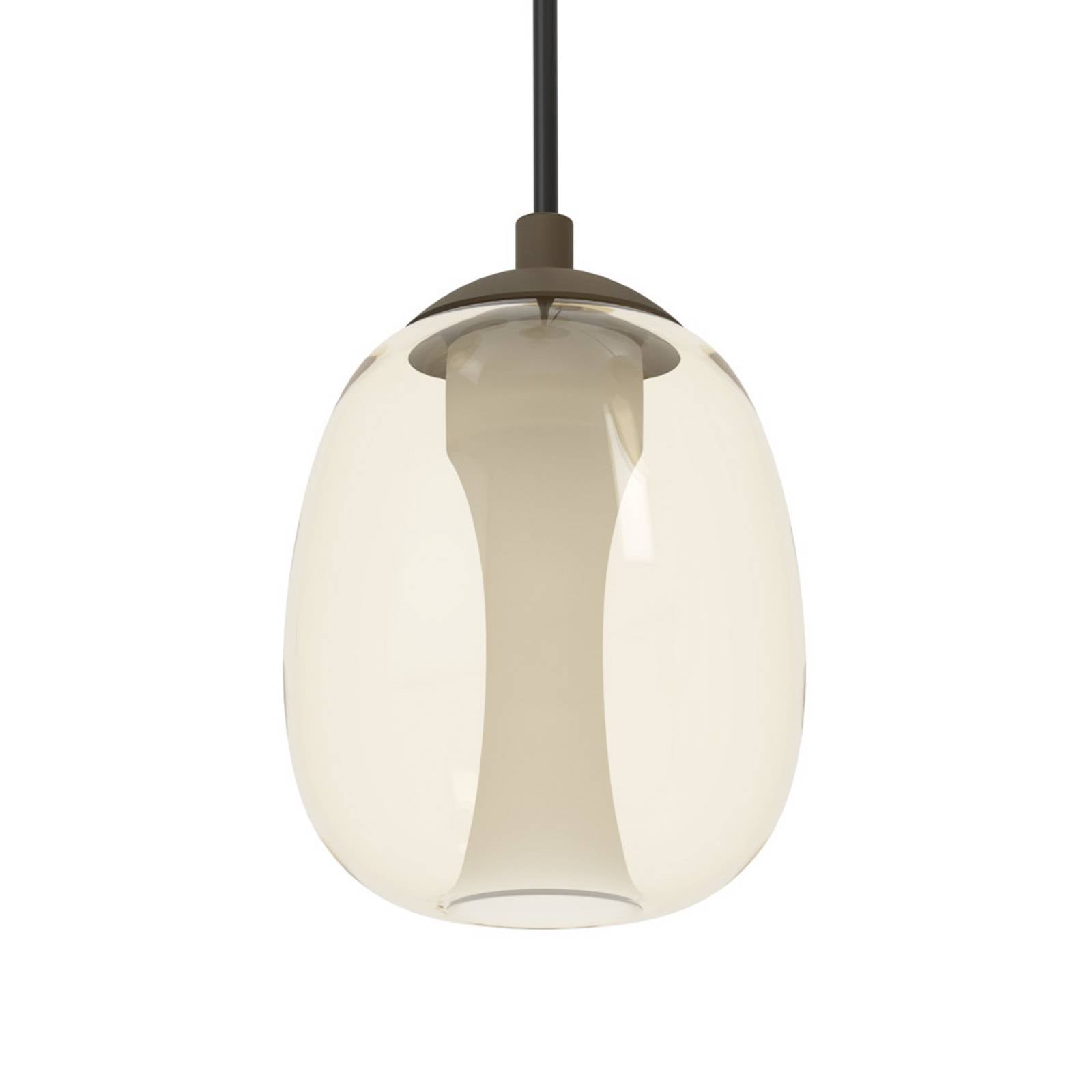 Stars of Light LED hanglamp FERRO 116 cm 10-lichts brons/bruin