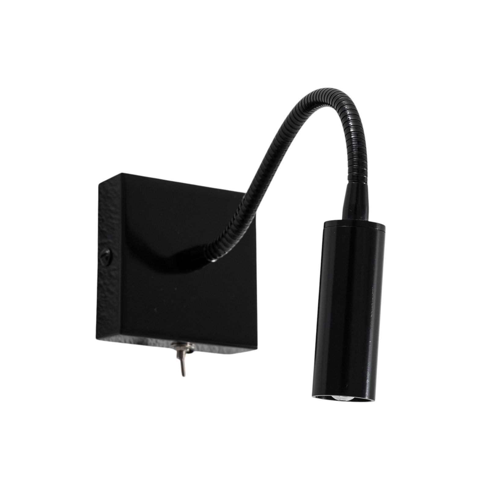 Wandlampe Ojos, schwarz, Leselampe, verstellbar, 33 cm, G9