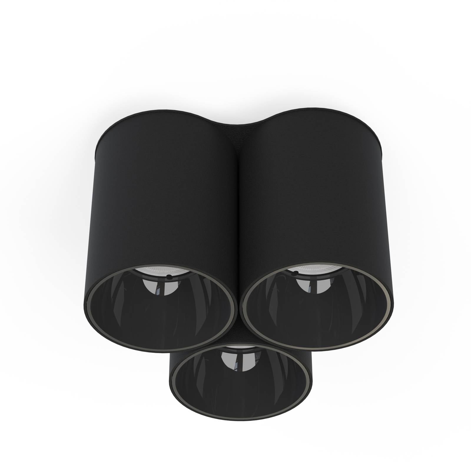 Taklampa Eye Tone III, svart