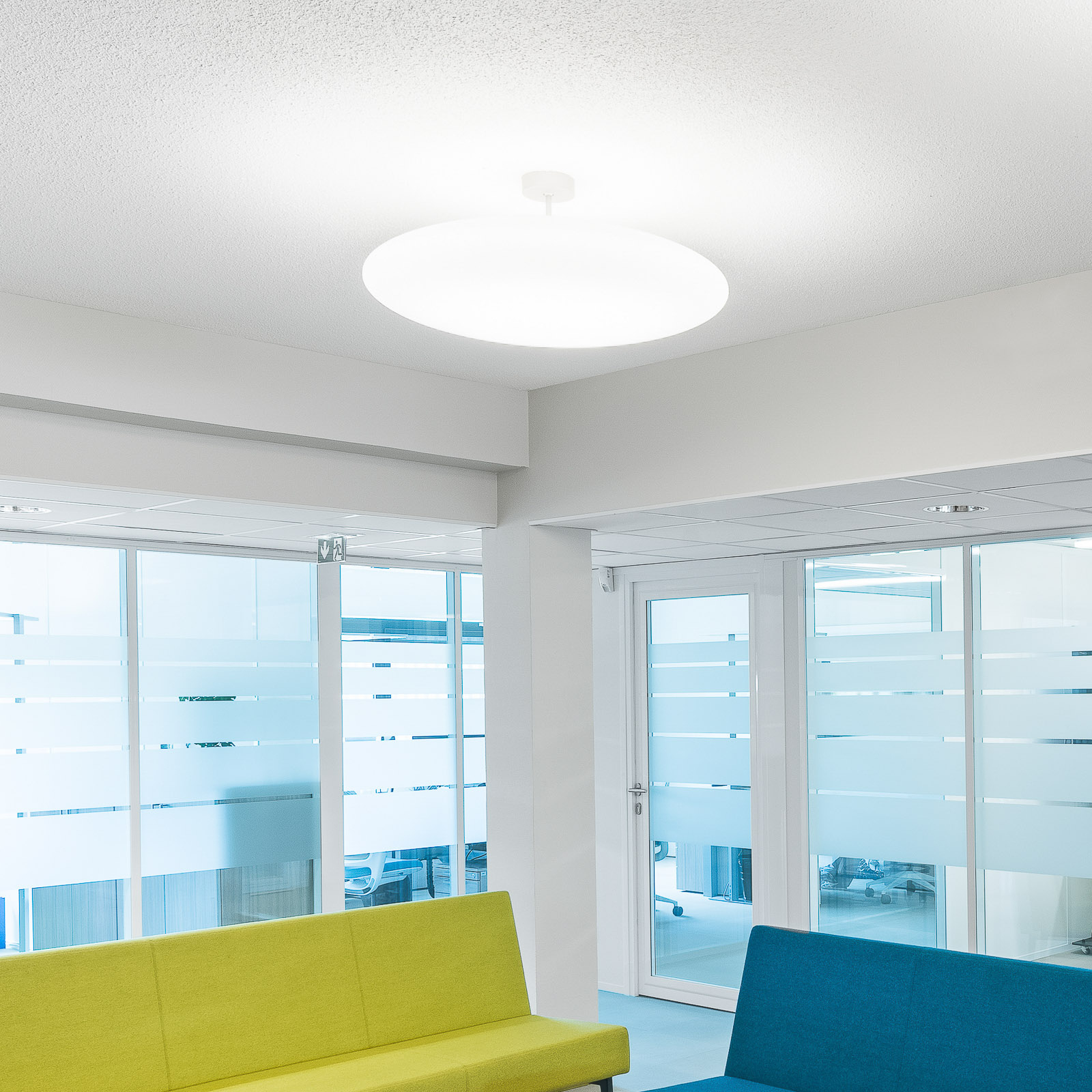 Regent Lighting Torino ? 45cm 23W 50cm 4?000?K - Hvit / opal