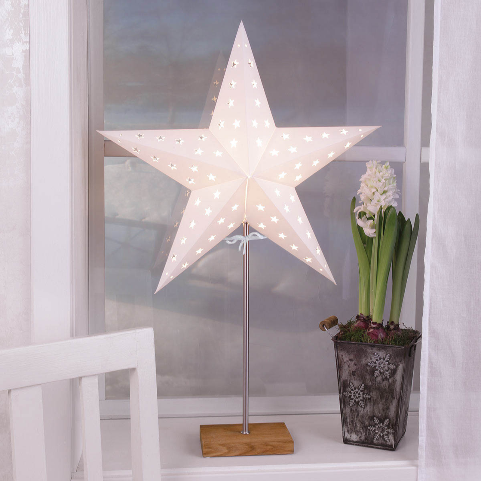 Combi-pack - star and lampshade - brown base