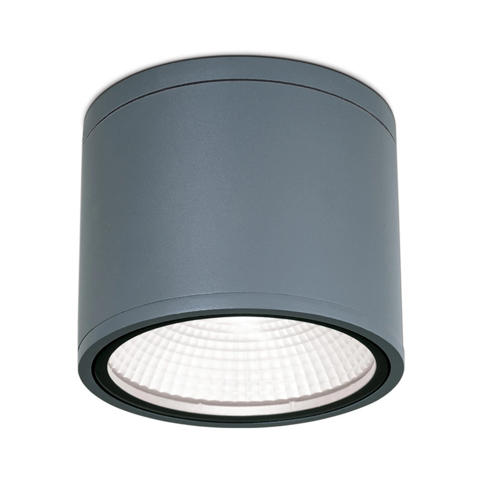 LED-takspotlight Sputnik IP65 Ø 14,5 cm antracit