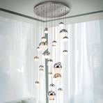 LED hanglamp, multocolour, met 27 lampjes