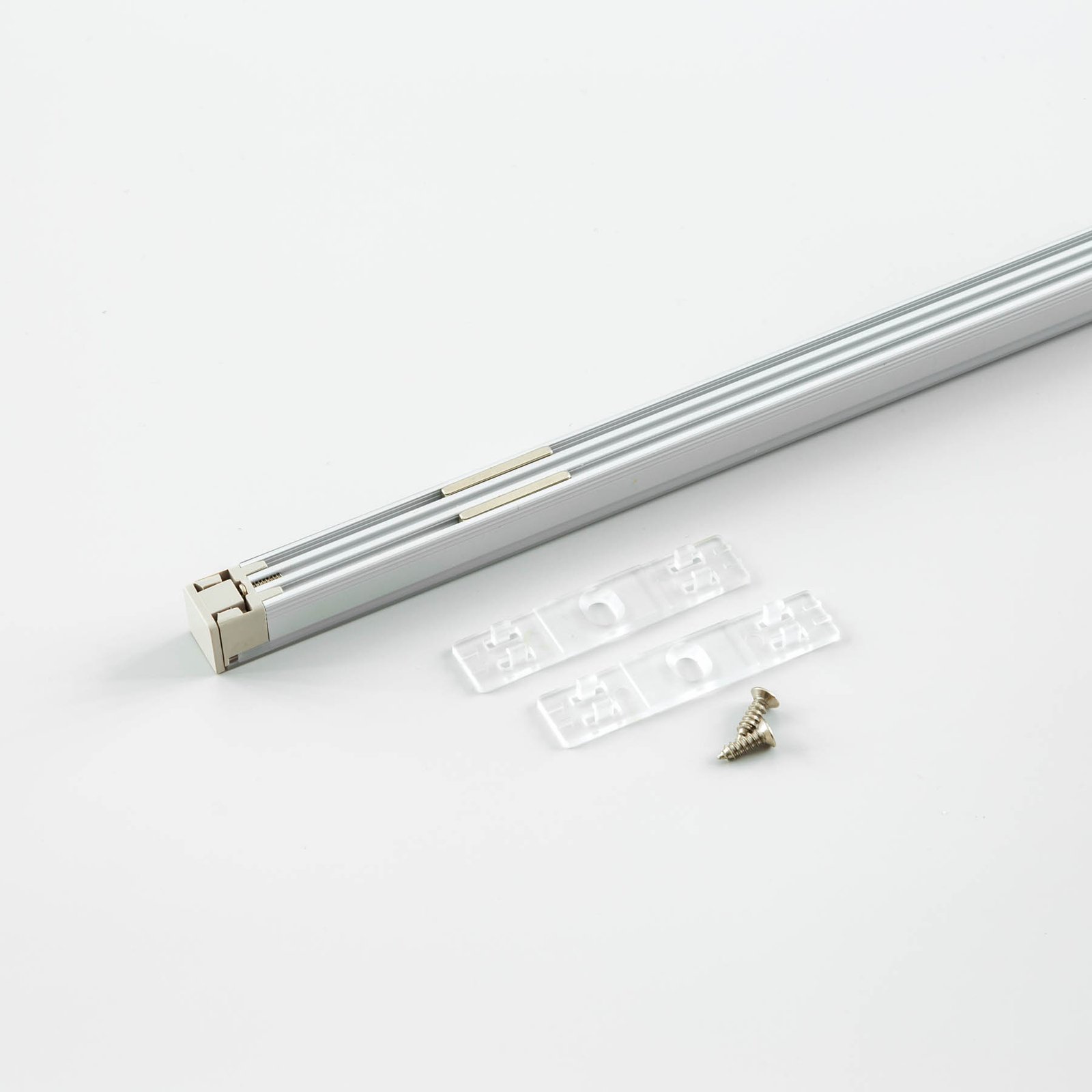 Candeeiro LED de superfície Bordo em alumínio, comprimento 59 cm