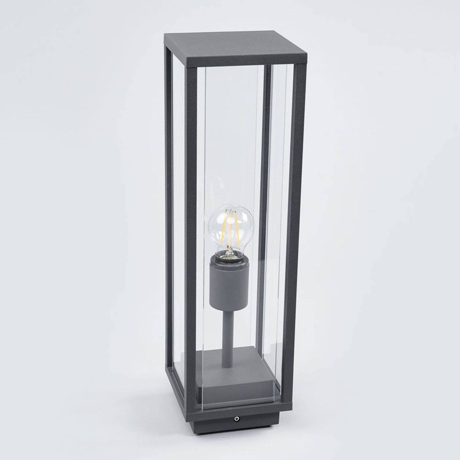 Annalea Utendørs Hage Lampe H50 Dark Grey/Clear - Lucande