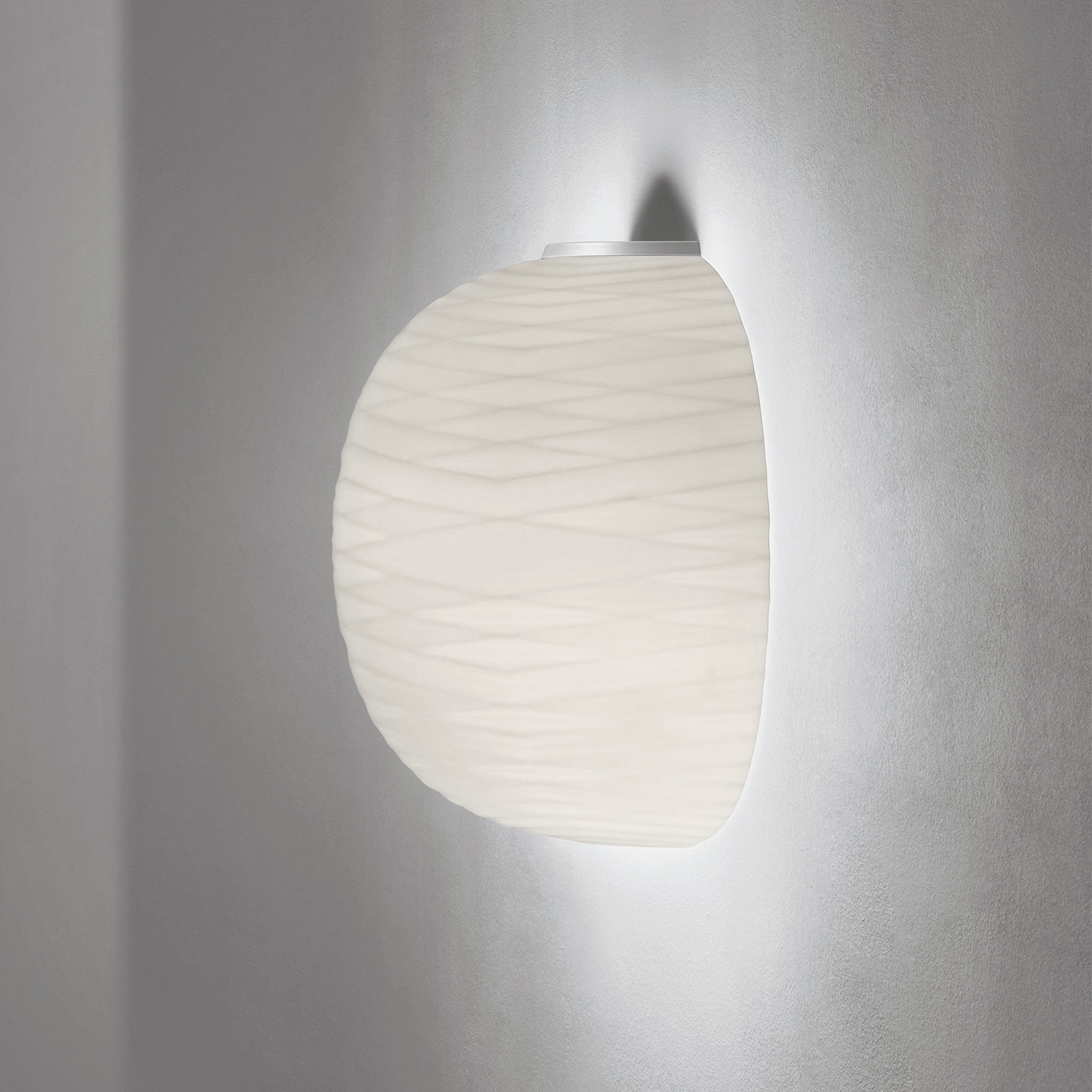 Foscarini Gem semi Wandleuchte aus Glas