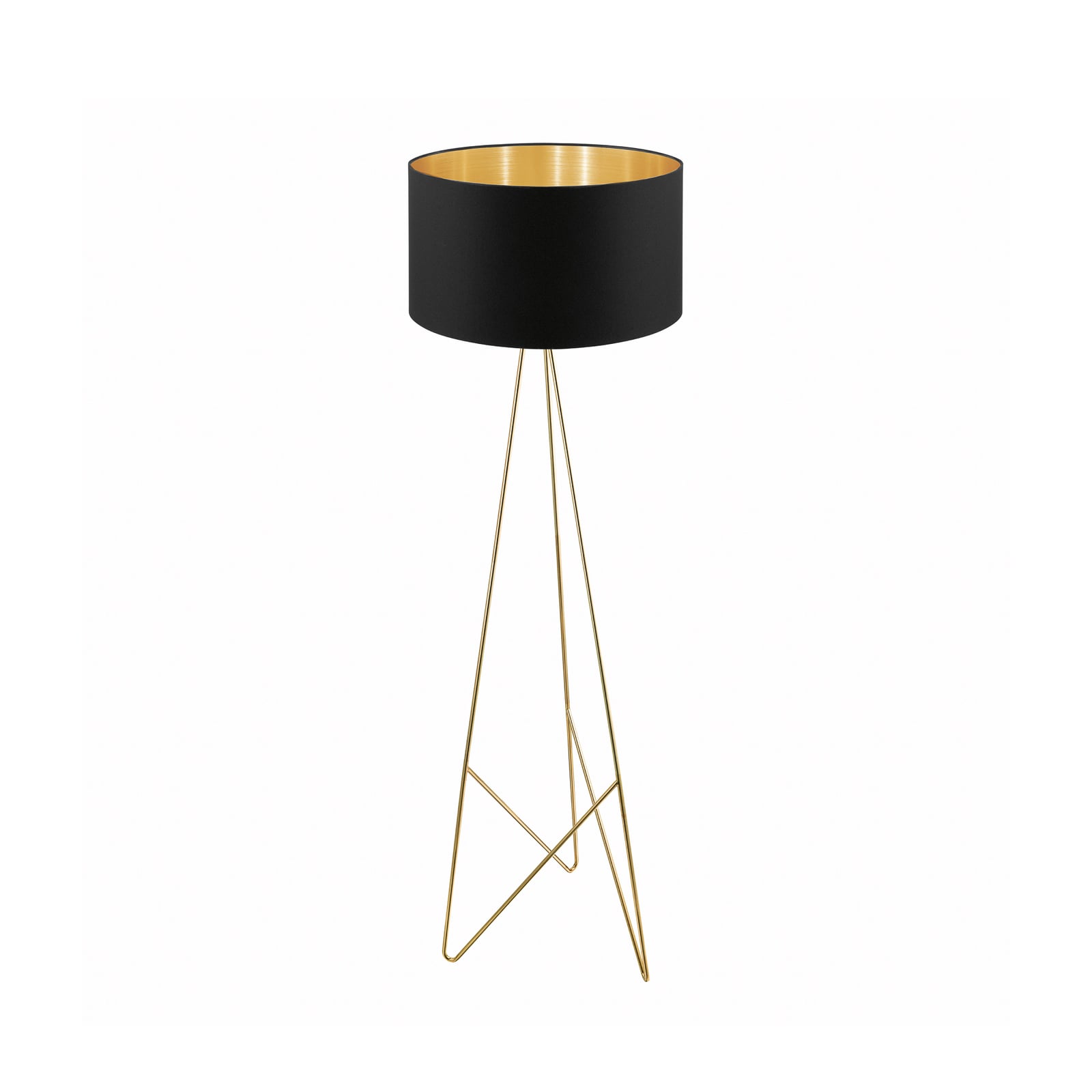 Lampa stojąca Stars of Light Camporale, czarna, wysokość 154 cm