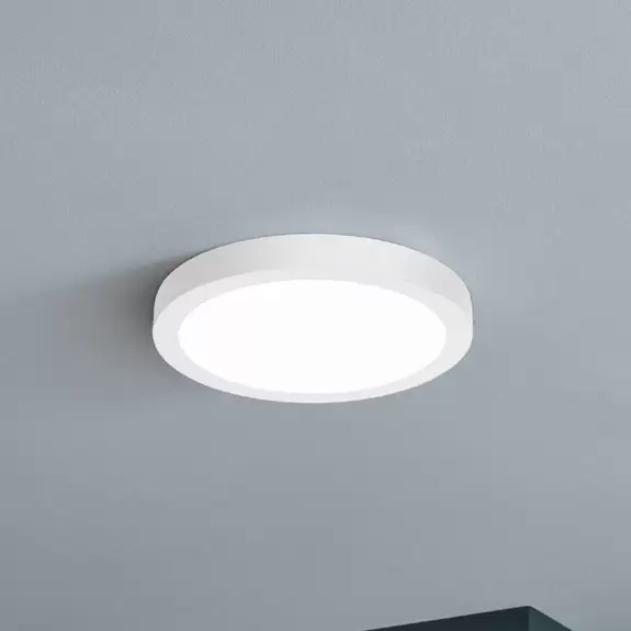 Lampenwelt EGLO connect Fueva-Z Deckenlampe, Ø 28,5cm weiß