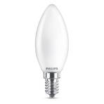 Bec LED 4,3W Glass Candle (470lm) E14 - Philips