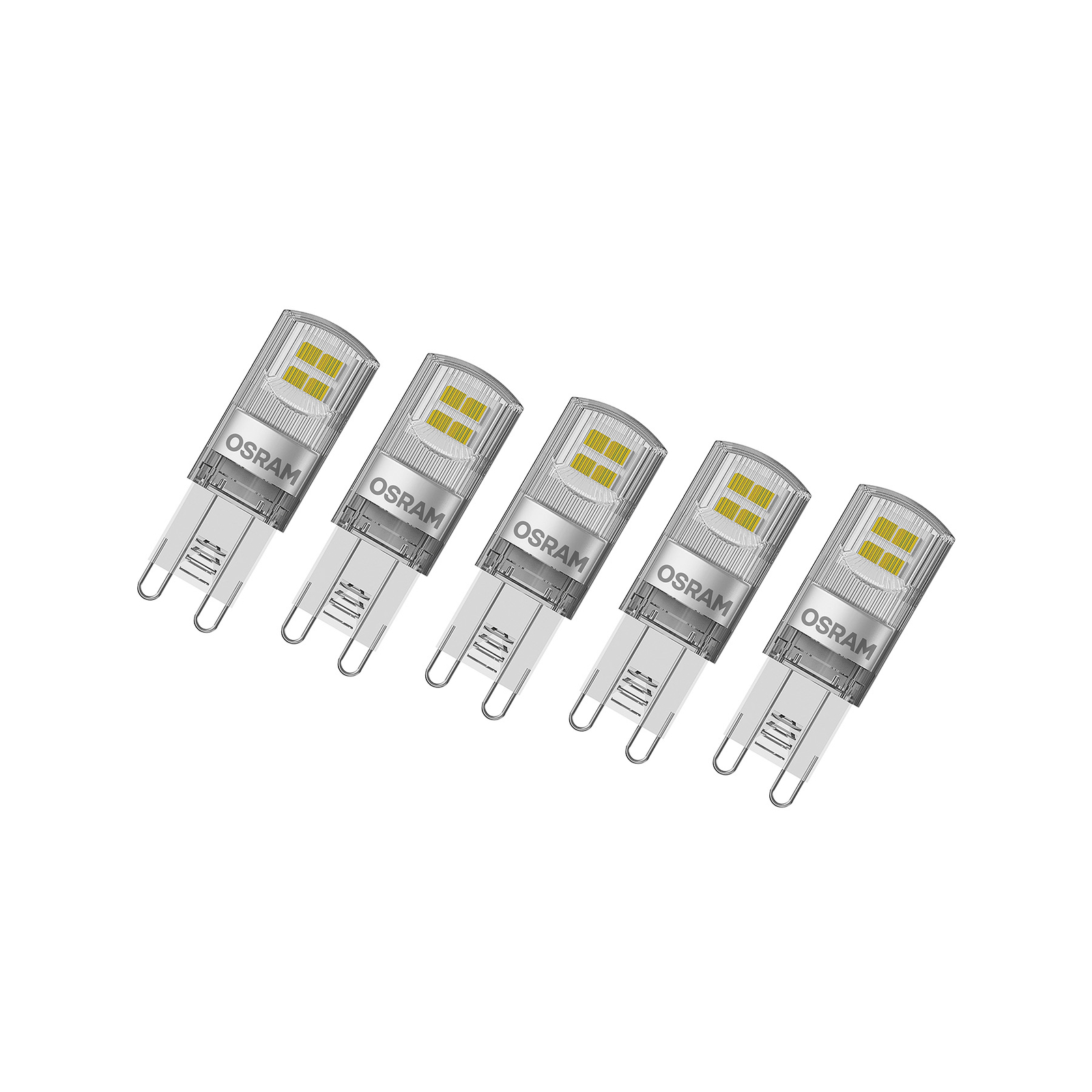 OSRAM Base PIN LED s kolíkom G9 1,9 W 2 700 K 5 ks