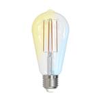 LUUMR Smart LED-lamppu kirkas E27 ST64 7W Tuya WLAN CCT