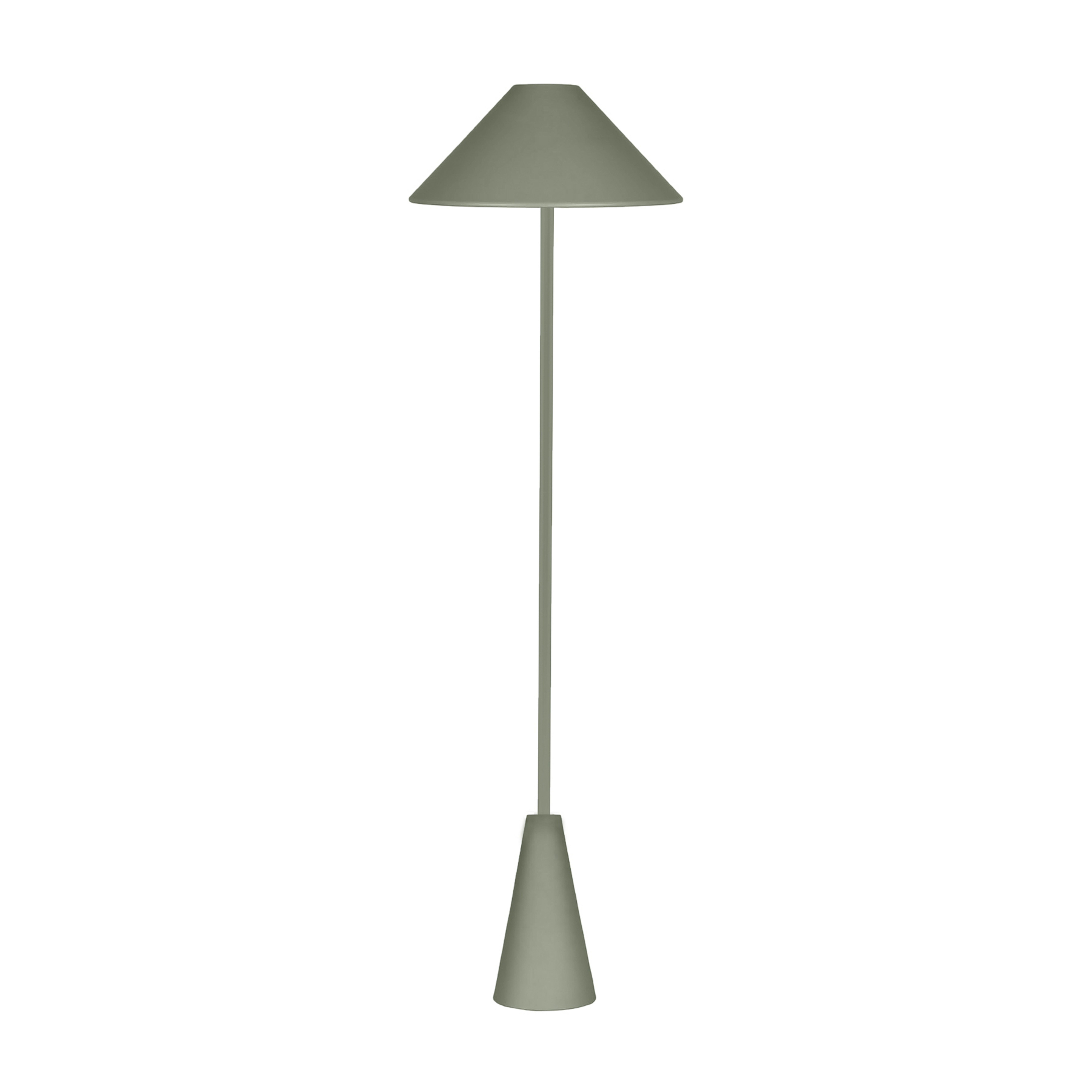 Cannes gulvlampe grønn metall 140 cm - Globen Lighting