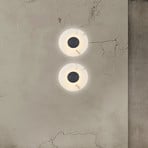 Φωτιστικό τοίχου LED Allison, σίδερο/λευκό, Ø 30 cm, μέταλλο