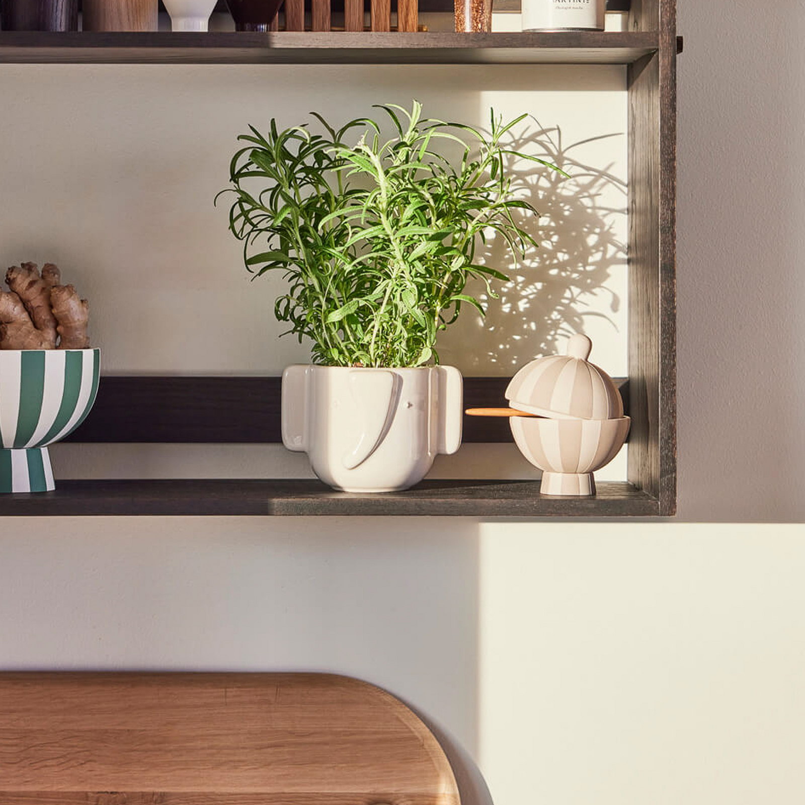 Toppu-säilytyslaatikko, beige/valkoinen – OYOY Living Design Toppu-säilytyslaatikko, beige/valkoinen – OYOY Living Design