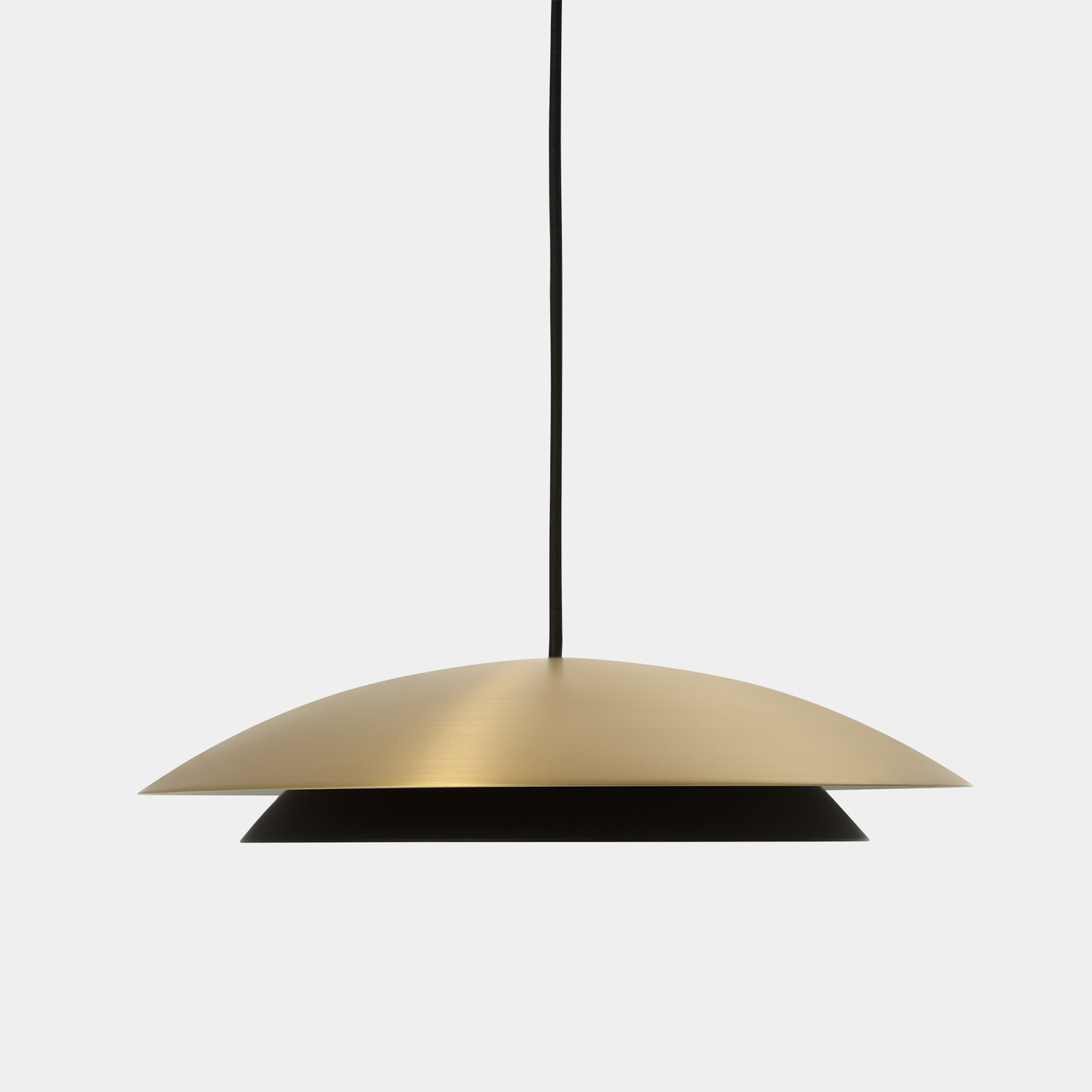 LEDS-C4 Lampă suspendată cu LED Noway Small aur mat CCT centrală - Camera de zi / sufragerie - Scandinavă - Metal