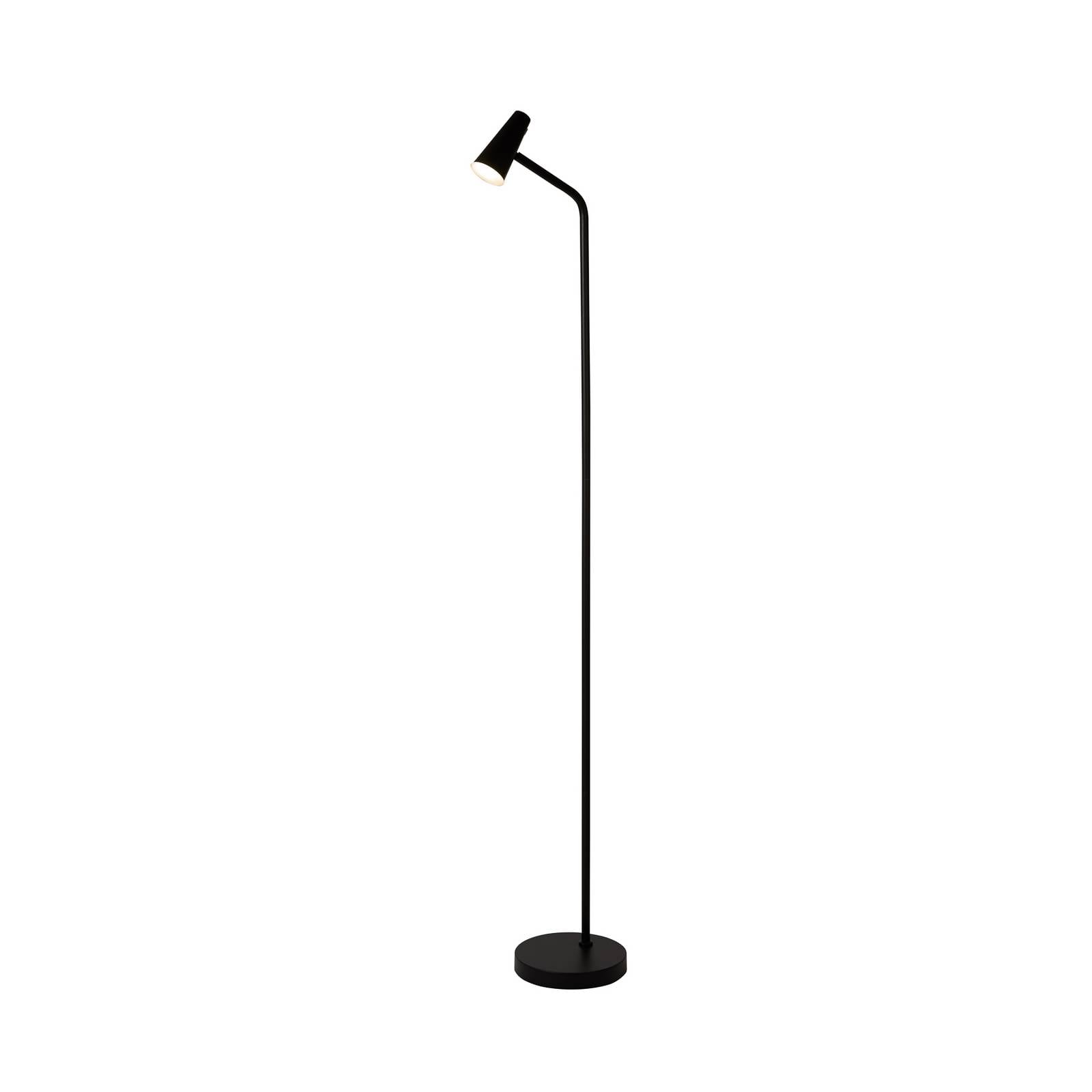 LED-Akku-Stehleuchte 10450BK, schwarz, Höhe 151 cm, Metall