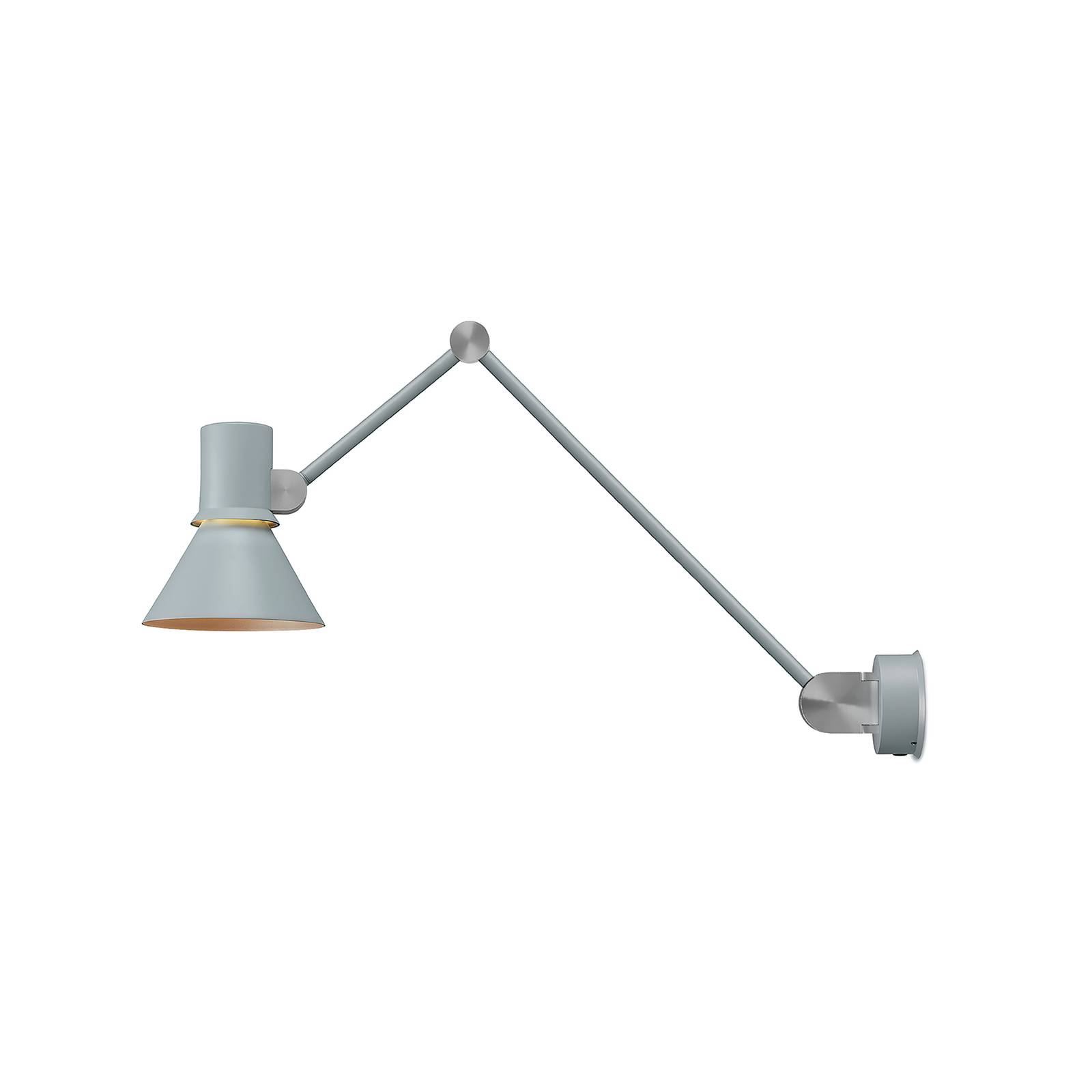 Anglepoise Type 80 W3 wall lamp, misty grey