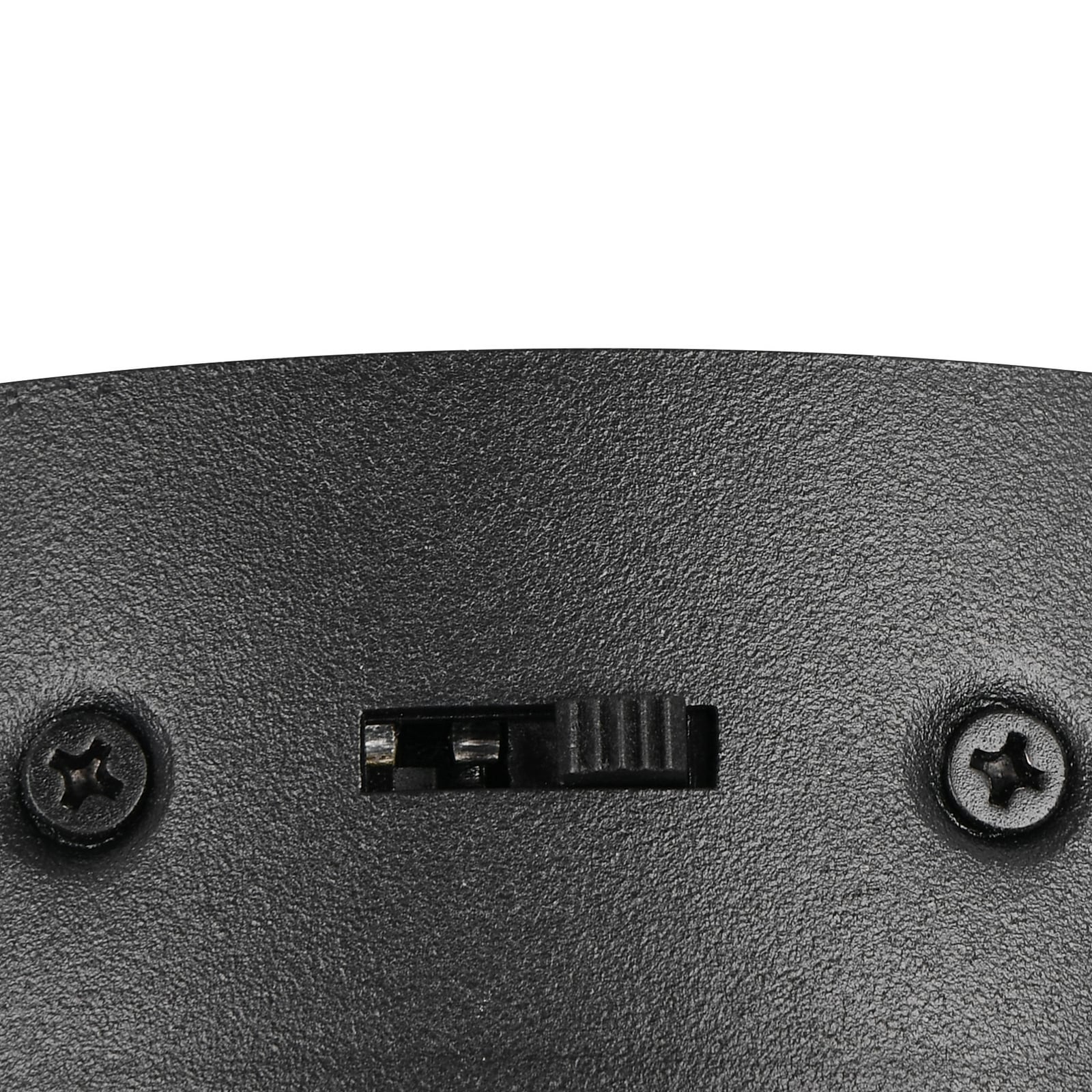 LED wandlamp Napoli, matzwart, hoogte 34 cm, metaal CCT