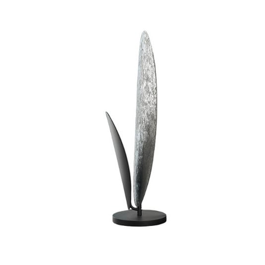 ICONE Masai Tischlampe 927 Höhe 74cm silber/eisen
