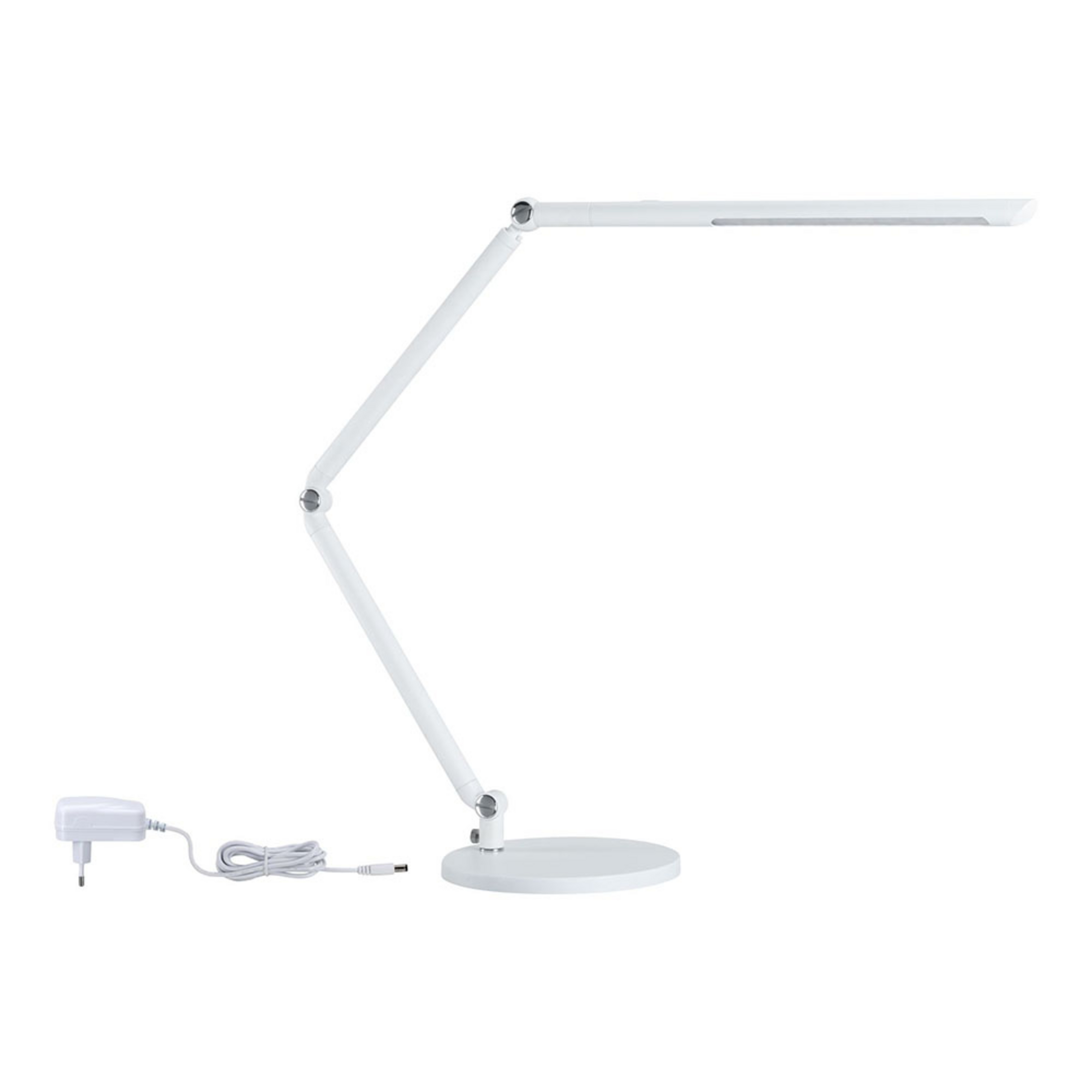 FlexBar LED-skrivebordslampe, hvid, 36 cm, CCT – Paulmann