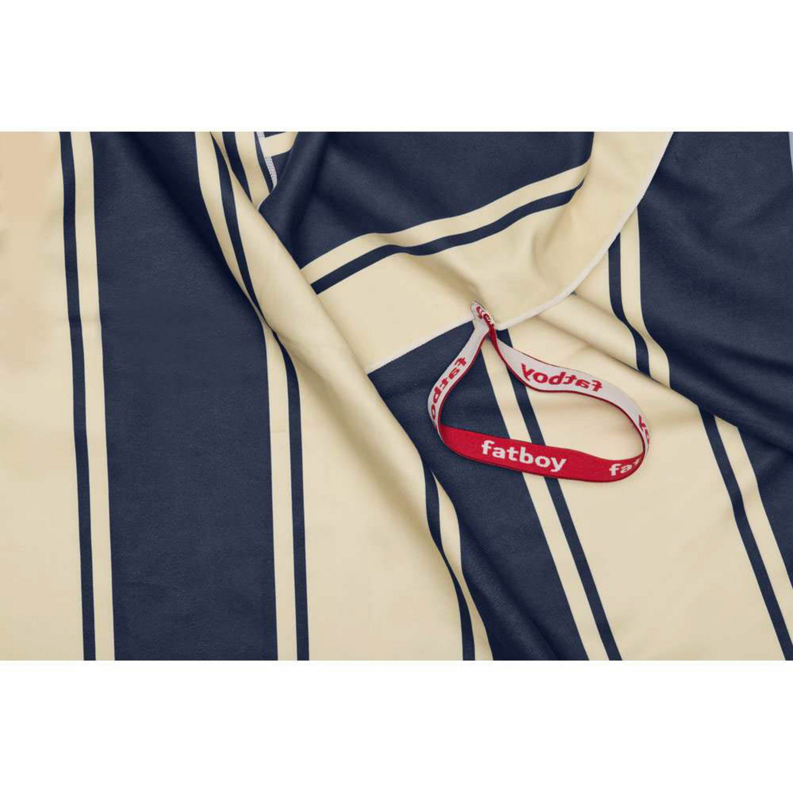 Beach Baggy Prosop de Plajă XL w/Pernă Stripe Navy - Fatboy®