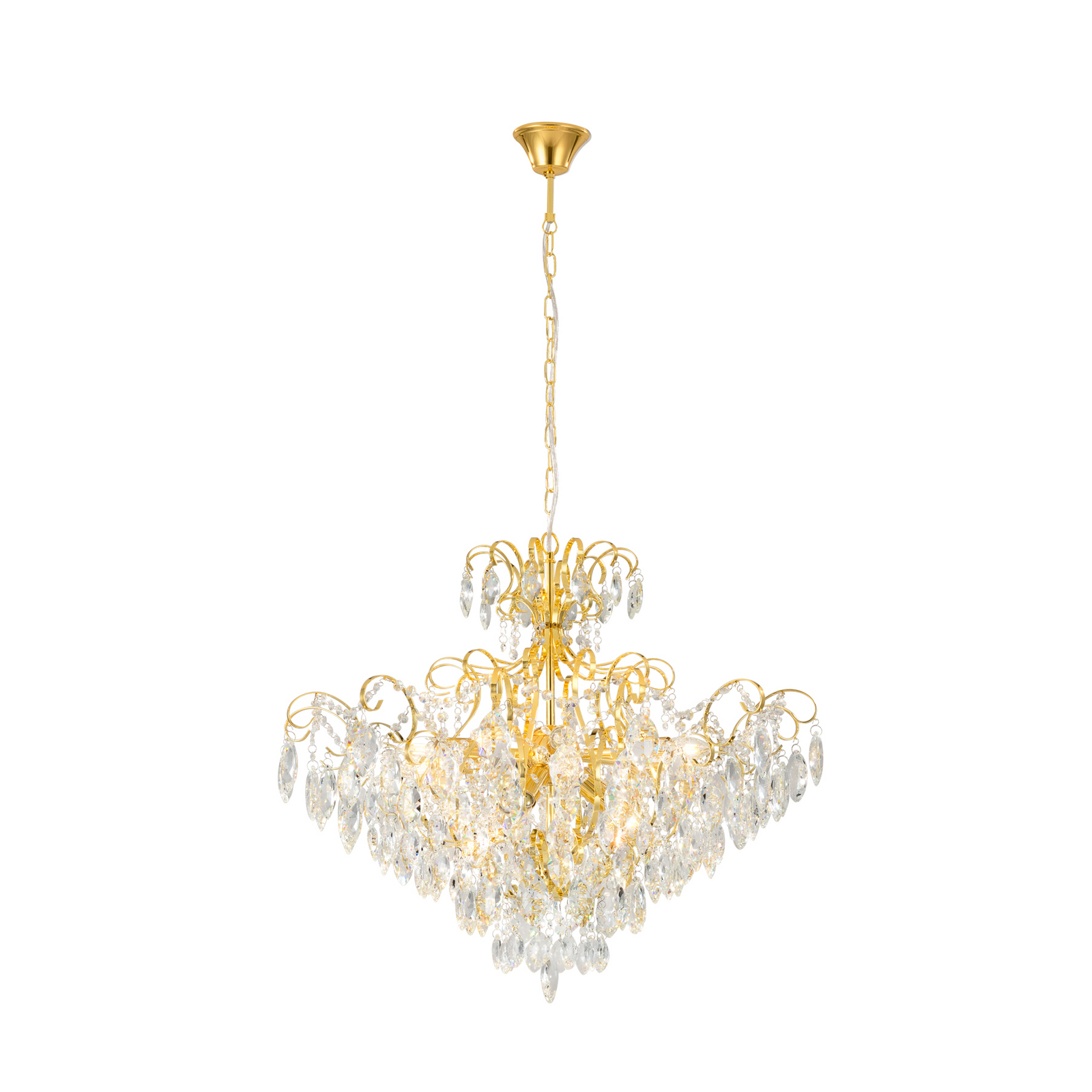 Lustre Fenoullet, laiton, Ø 74 cm - Stars of Light