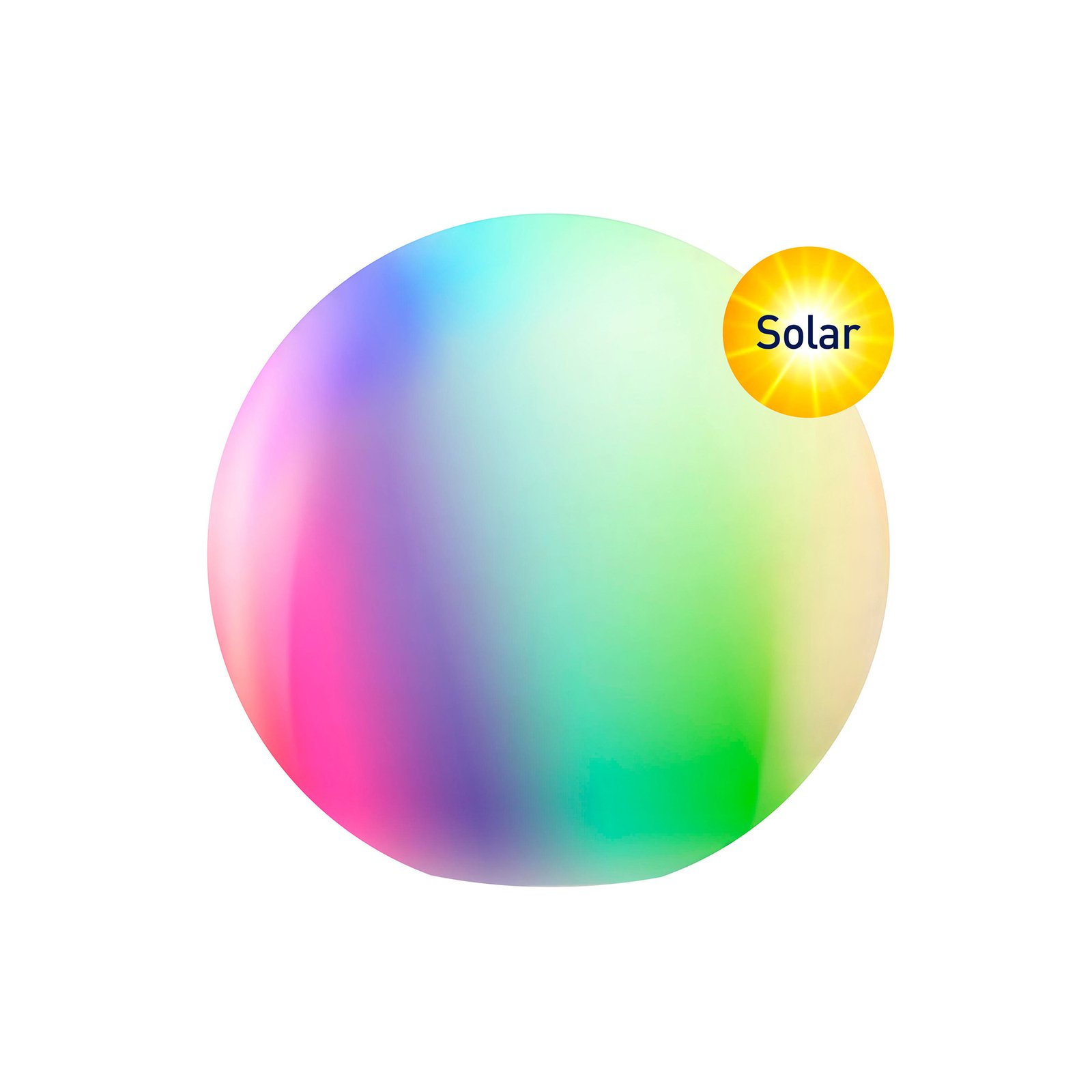 tint Calluna Solar sphère LED, CCT, RGB, Ø 45 cm
